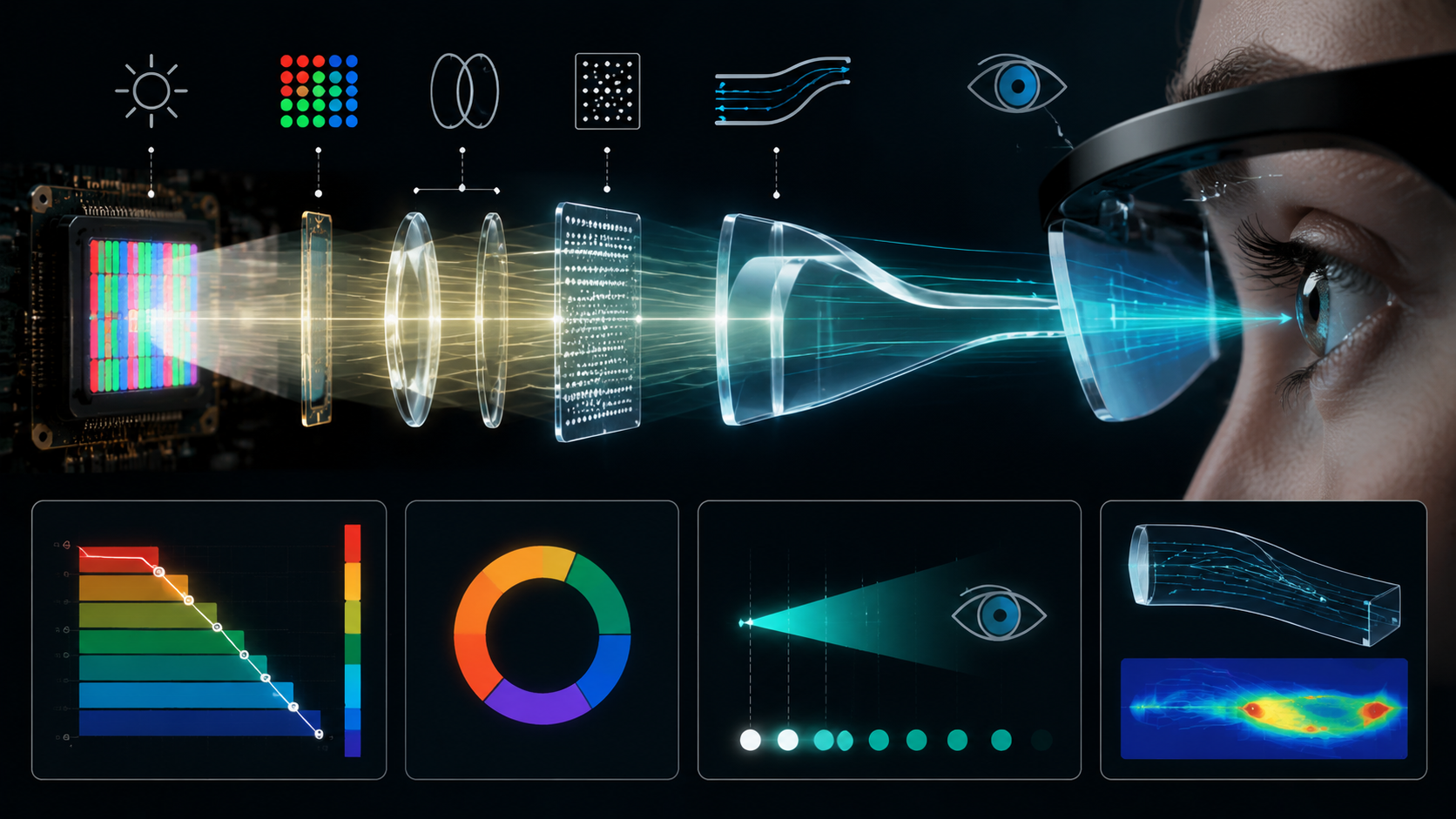 Micro OLED Brightness at the Eye | Panel Nits, Optical Loss and Waveguide Efficiency