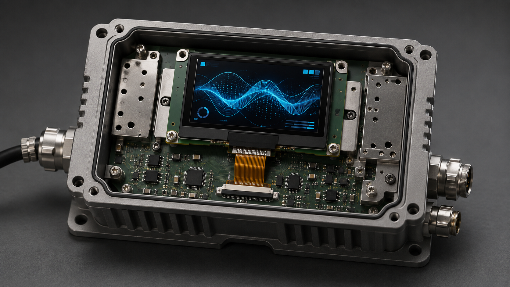 Custom PMOLED Module for Industrial Device | Connector Position, EMI Control, Wide-Temperature Testing