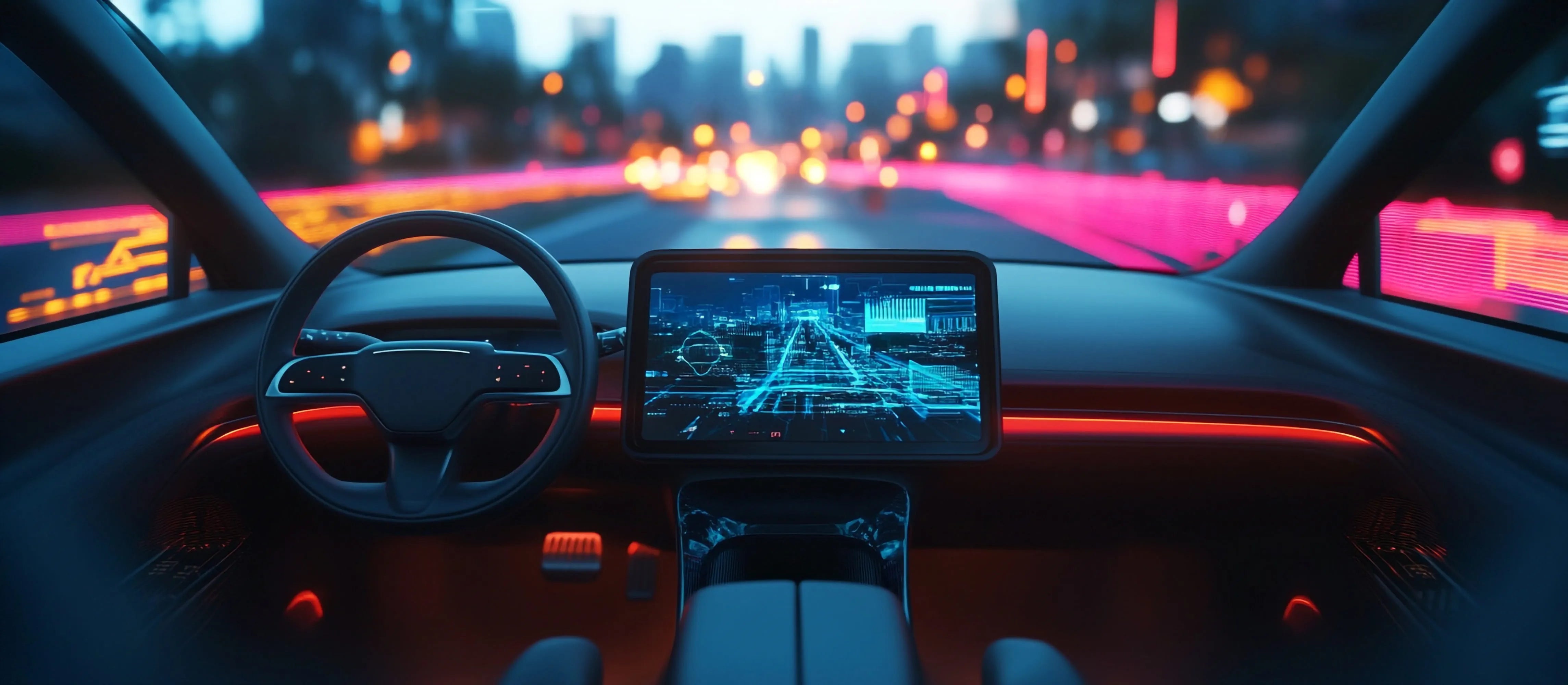OLED Display in Automotive | Dashboard, HUD & Ambient Lighting