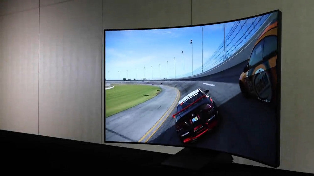 What is a shaped OLED screen