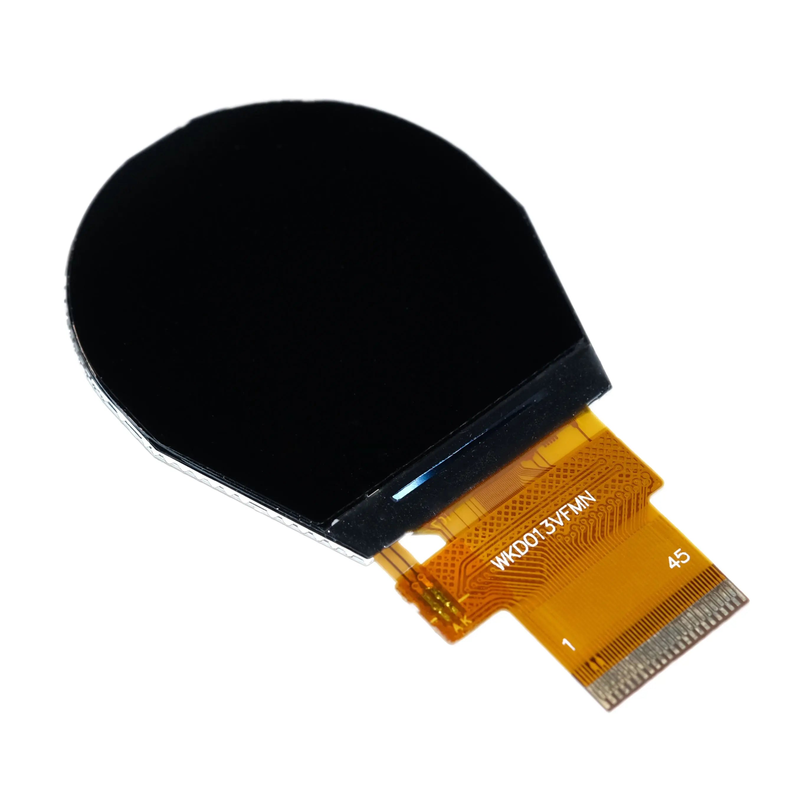 Top View of 1.3-inch Round IPS Display Panel