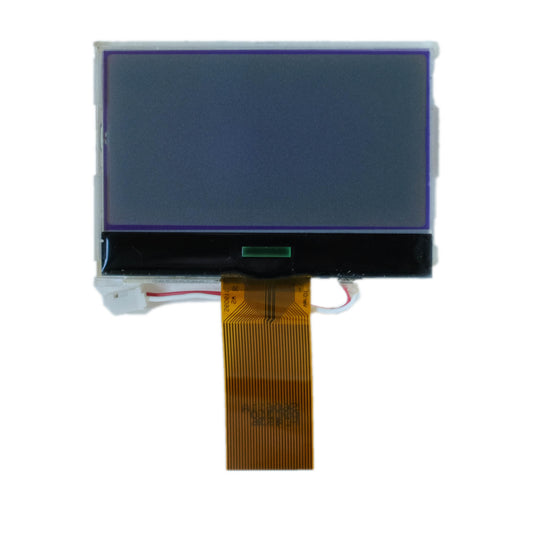Grey 128x65 COG LCD 2.33 inch graphic display with MCU interface