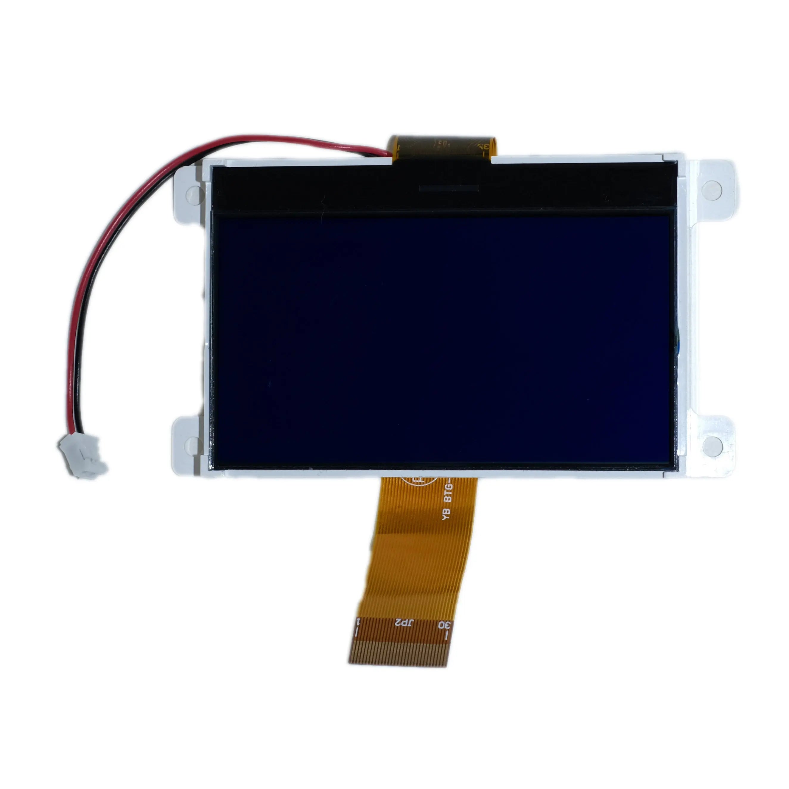 128x64 COG LCD 3.07 inch blue graphic display with MCU and SPI interfaces