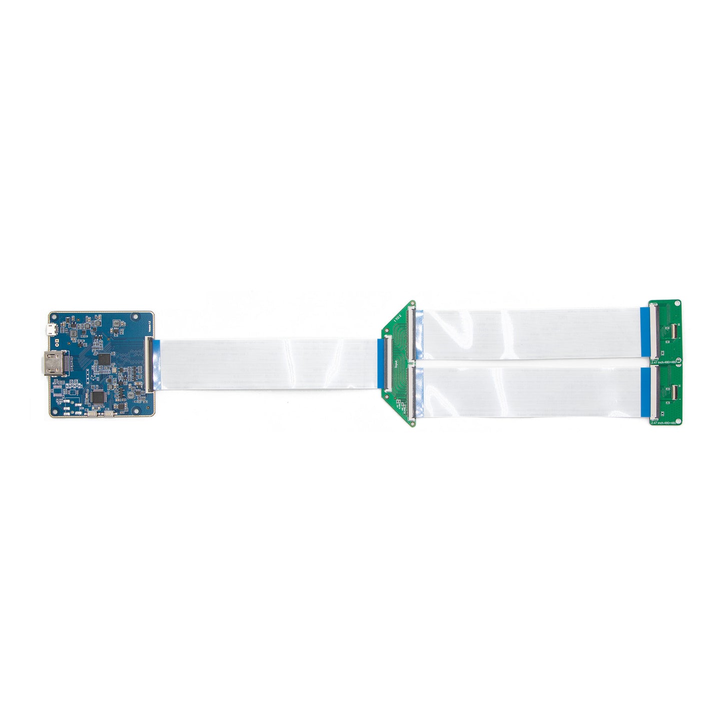 2.47" Round IPS Display 480x480 Octagonal Shape U/D/L/R Free - MIPI