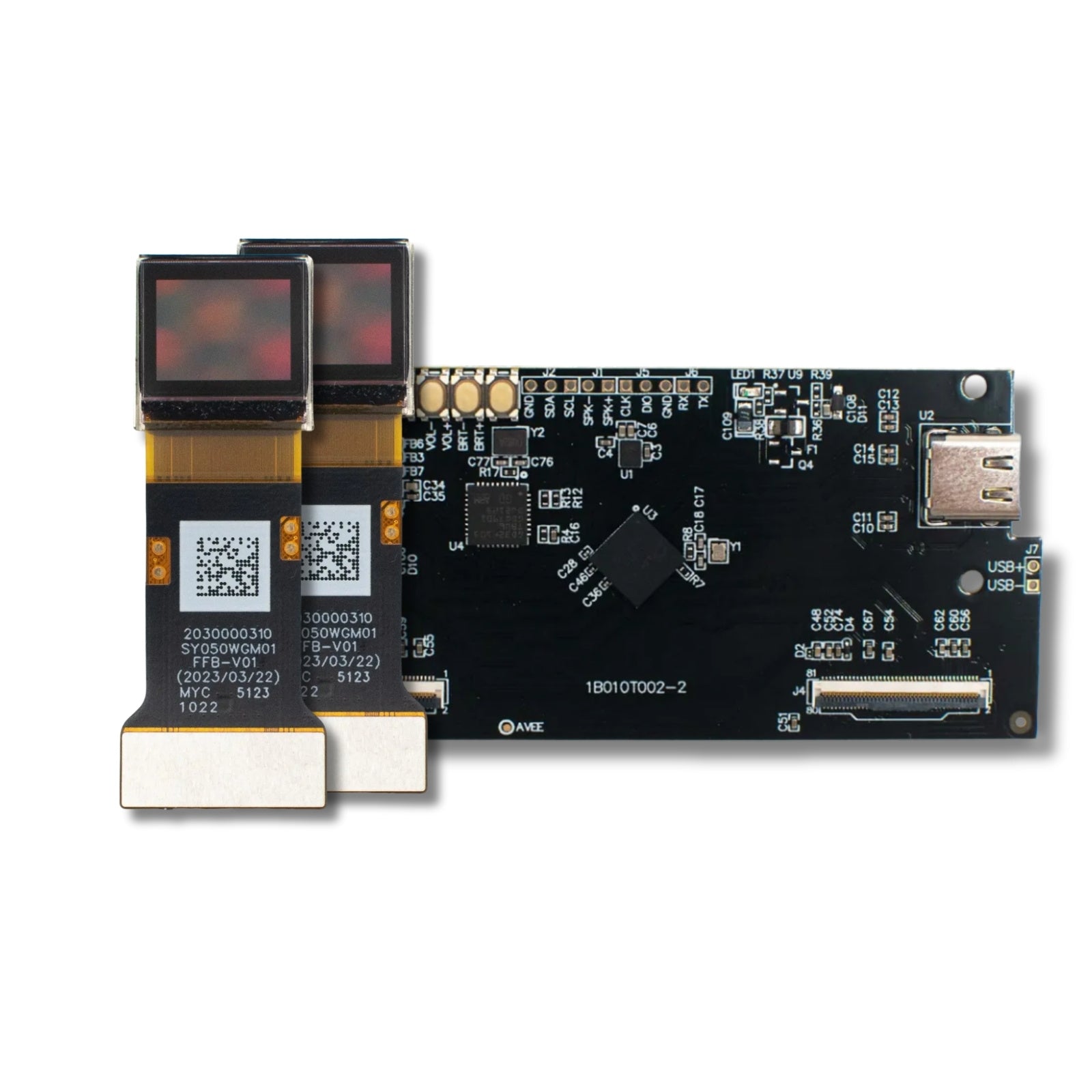 0.5" Micro OLEDoS Display 1600x1200 120Hz 1000nits - MIPI