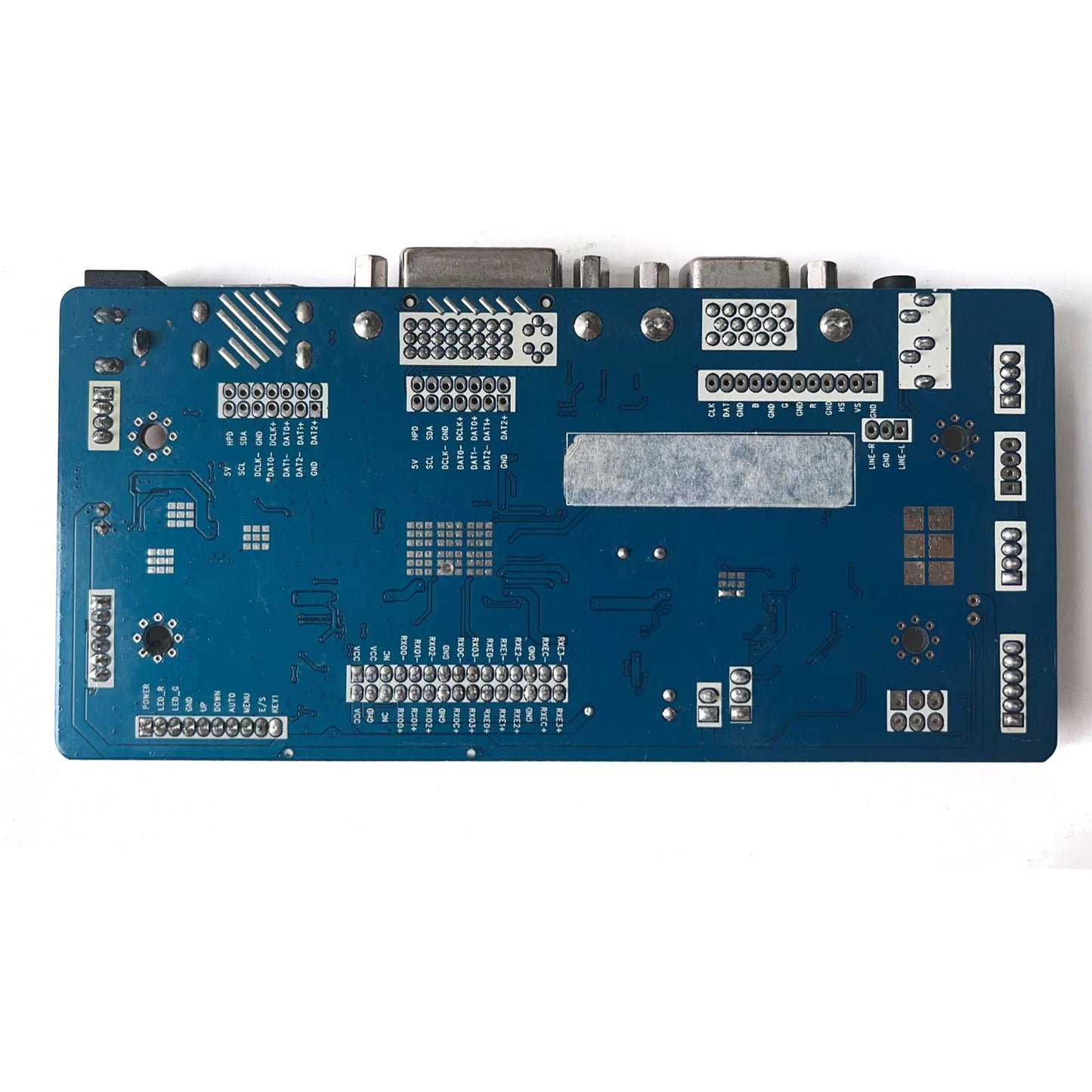 back of Display adapter converting HDMI signal to LVDS