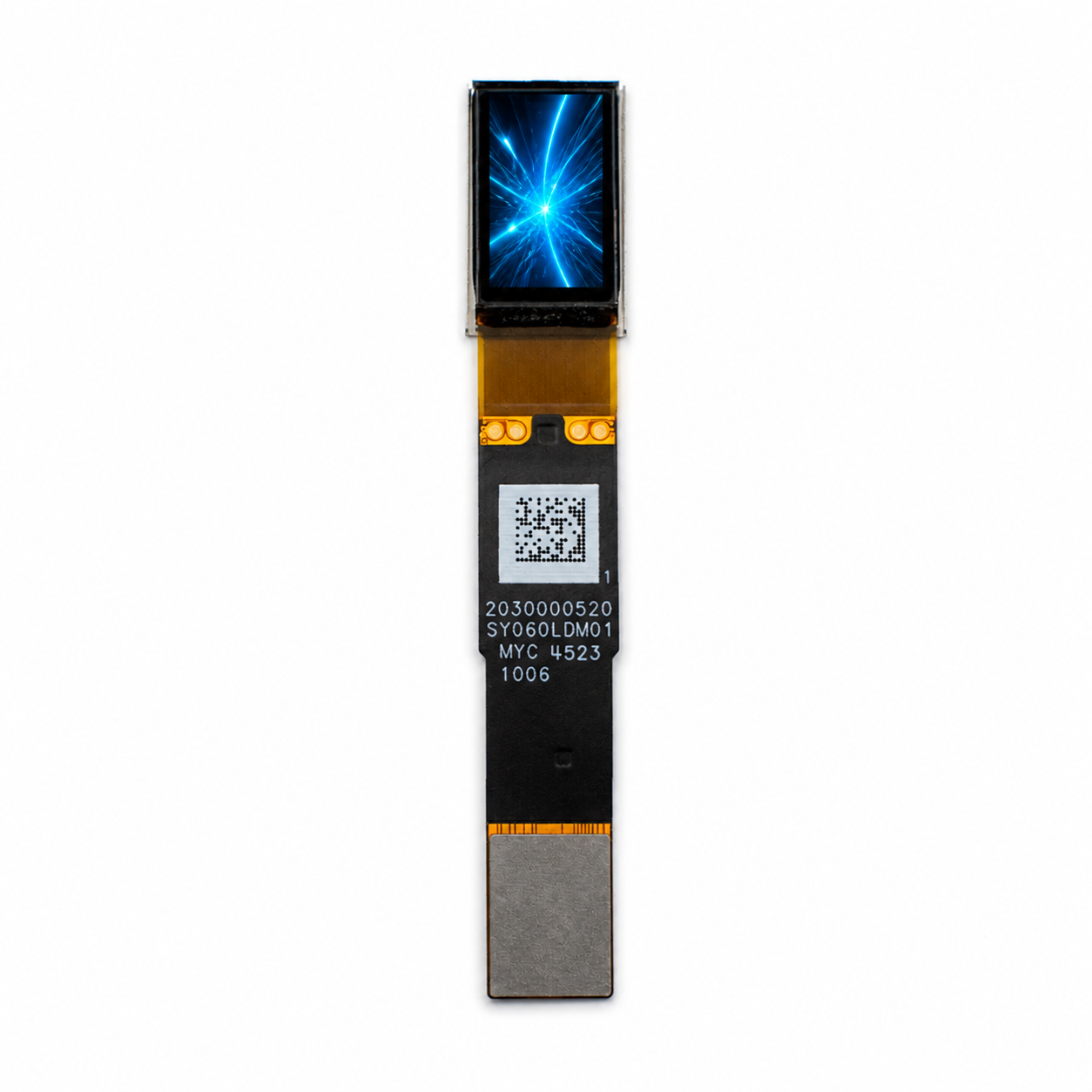 0.6-inch Micro OLED display 1920x1080 powered-on front view