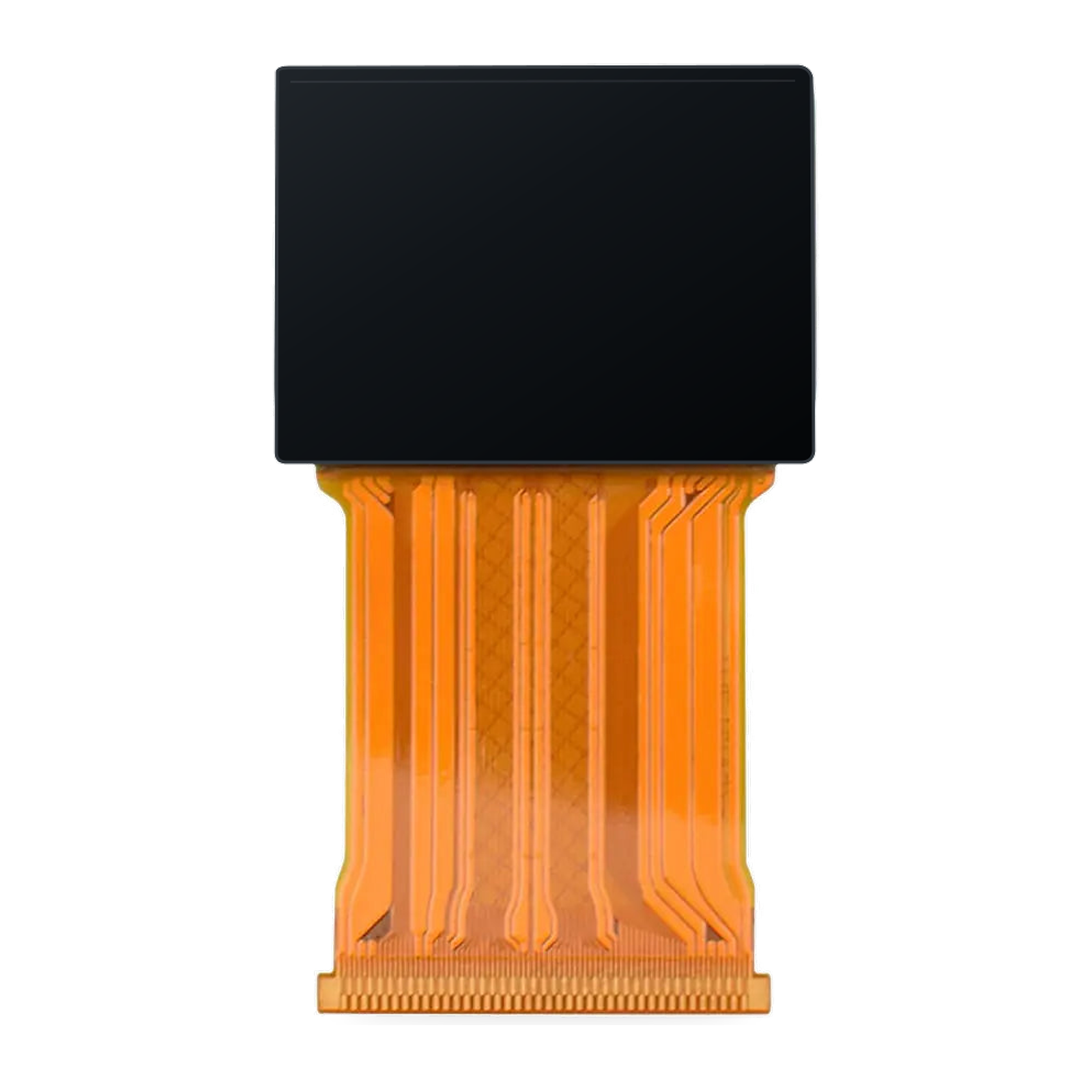 Rear view of 0.7-inch Micro OLED display module and FPC connector