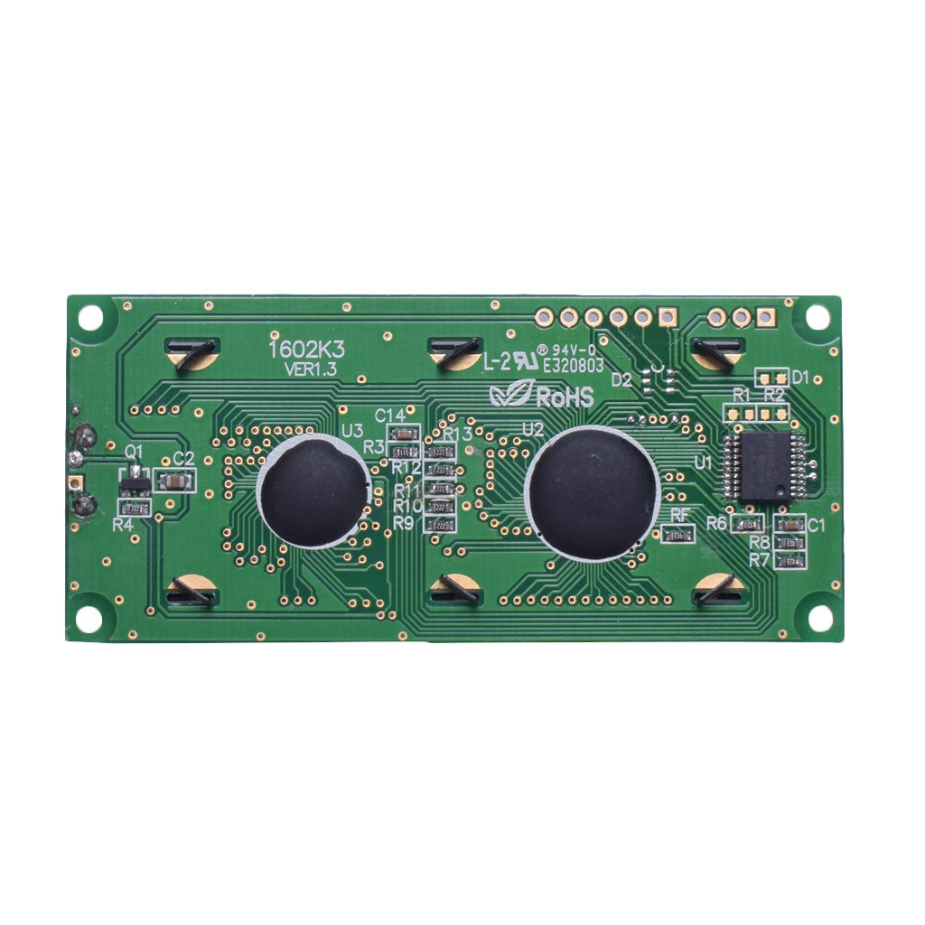 DisplayModule 16x2 Gray Character LCD - RS232, I2C, SPI