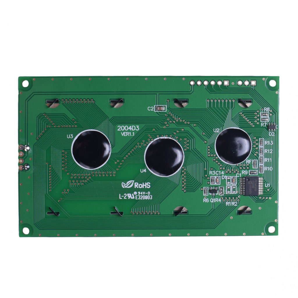 DisplayModule 20x4 Character LCD - MCU, RS232, I2C, SPI