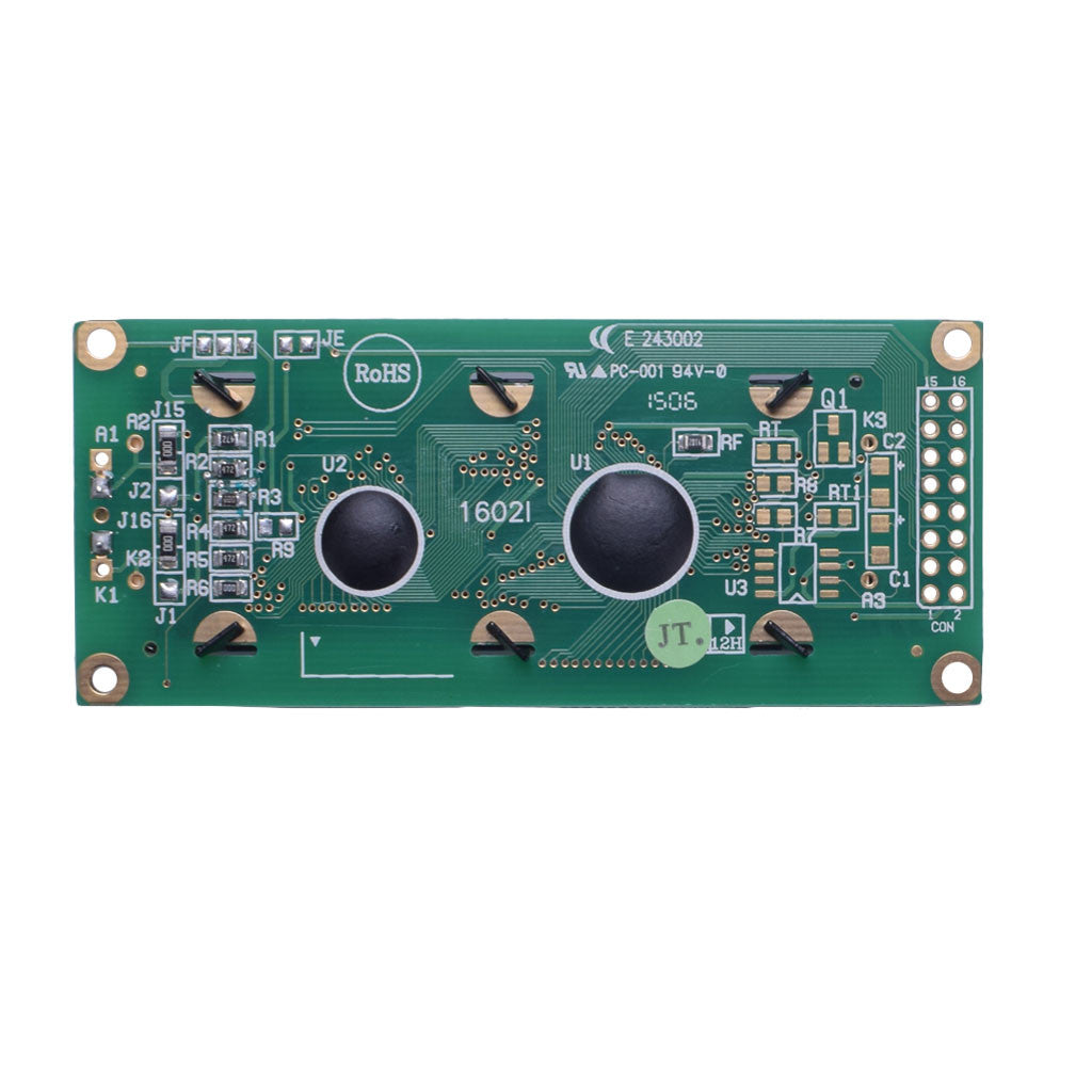 DisplayModule 16x2 Yellow Green Character LCD - MCU