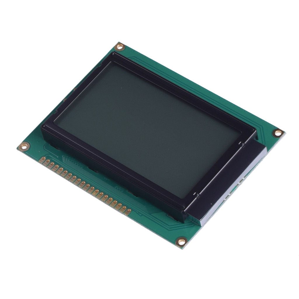 top view of large 128x64 LCD 3.24 inch graphic display module