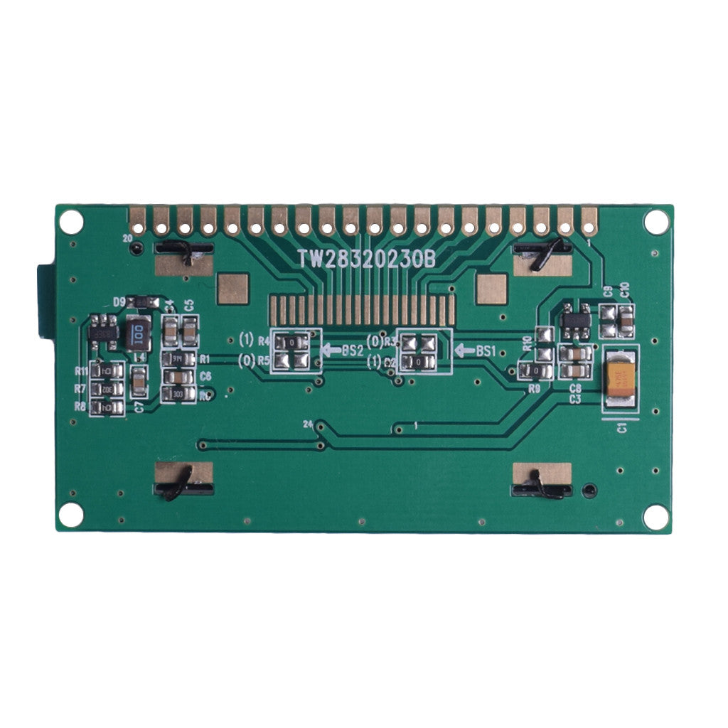 Back of Blue 128x32 OLED Display Module