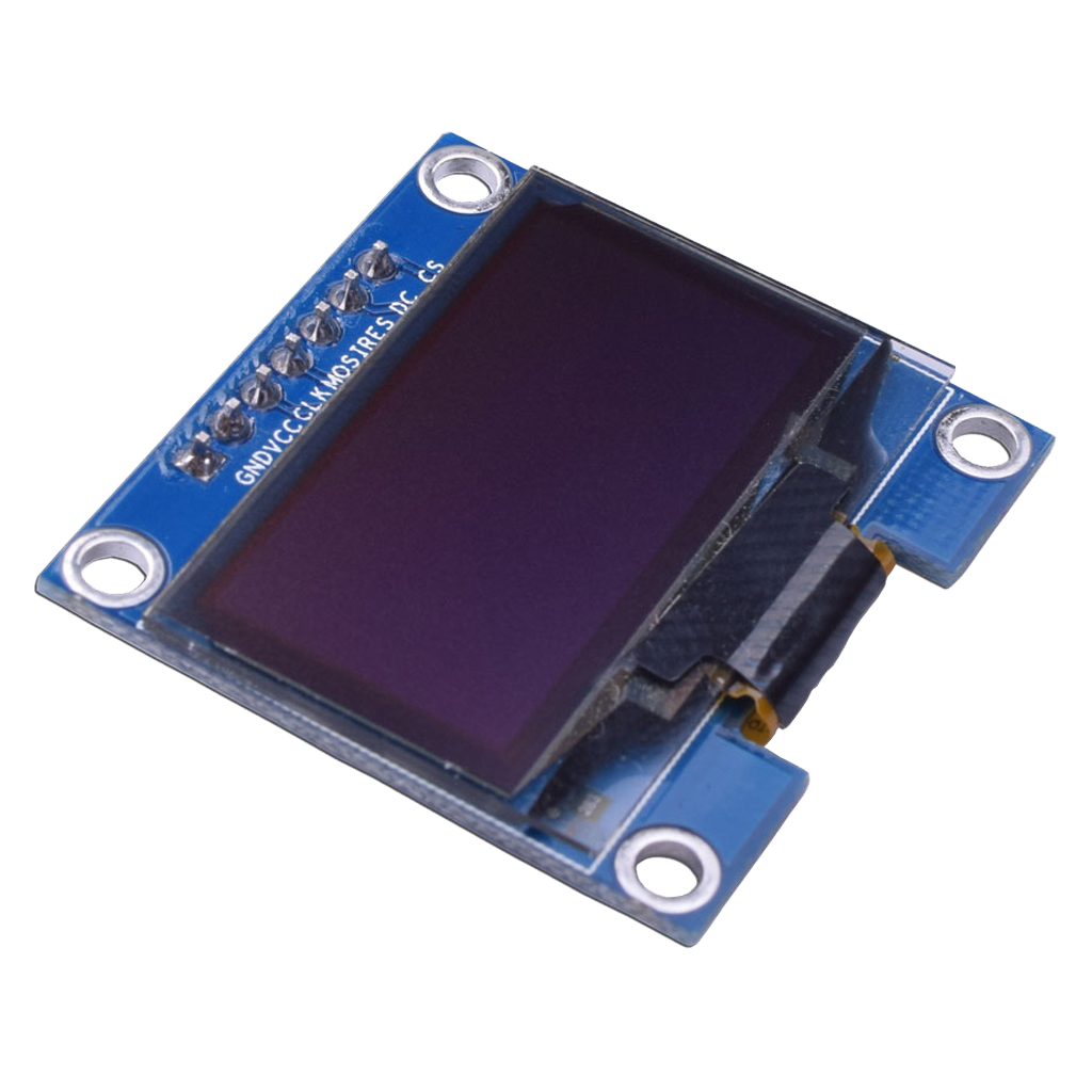 DisplayModule 1.3" 128x64 White Graphic OLED Display Module - SPI,I2C