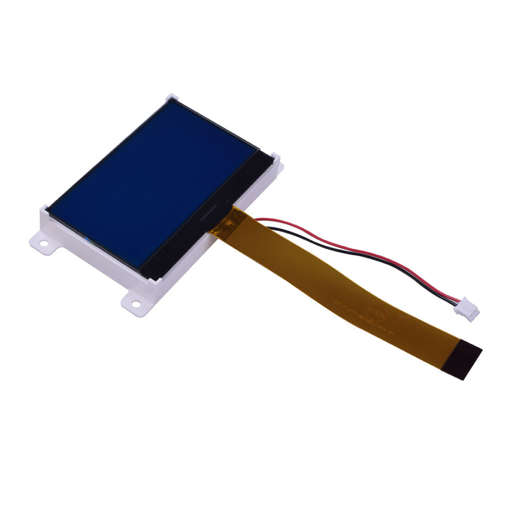 DisplayModule 3.07" 128x64 COG Blue Graphic LCD - MCU, SPI