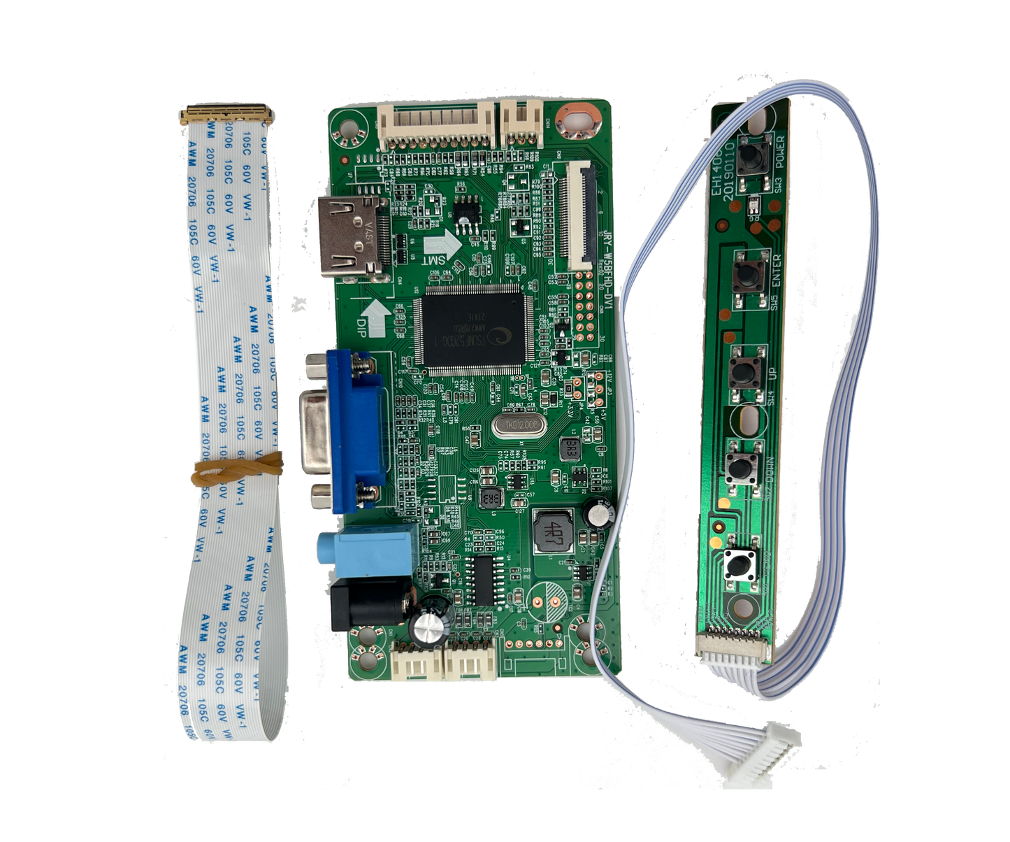 Display adapter converting HDMI signal to eDP (Embedded DisplayPort) set