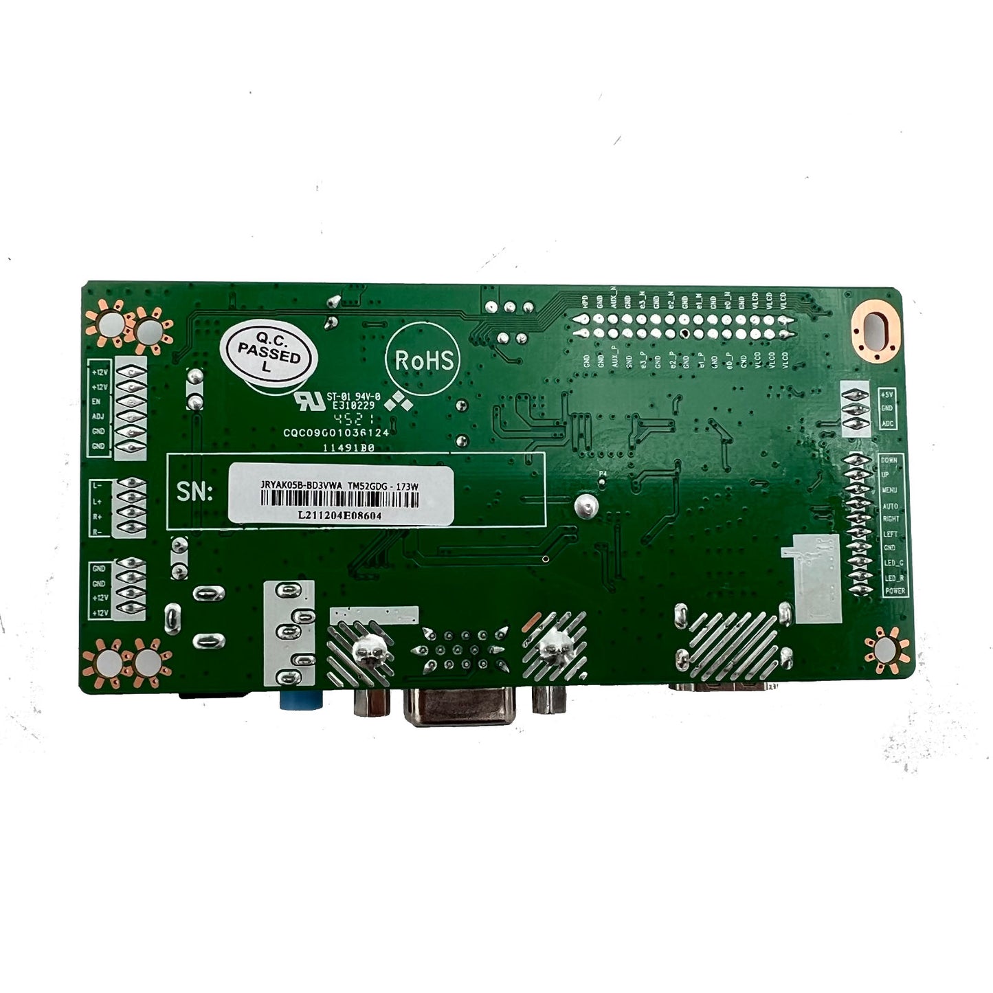 back of Display adapter converting HDMI signal to eDP (Embedded DisplayPort)