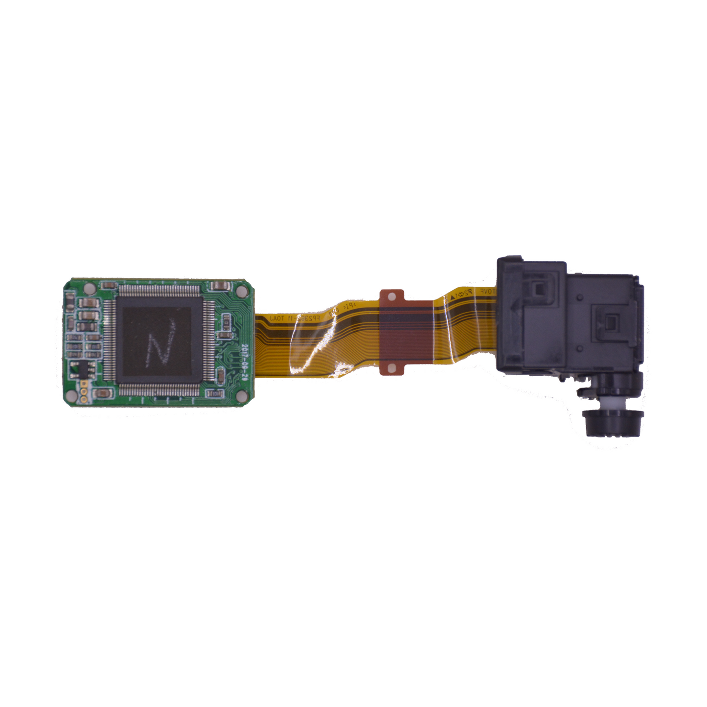 back view of Electrical viewfinder featuring a full-color ferroelectric LCD module
