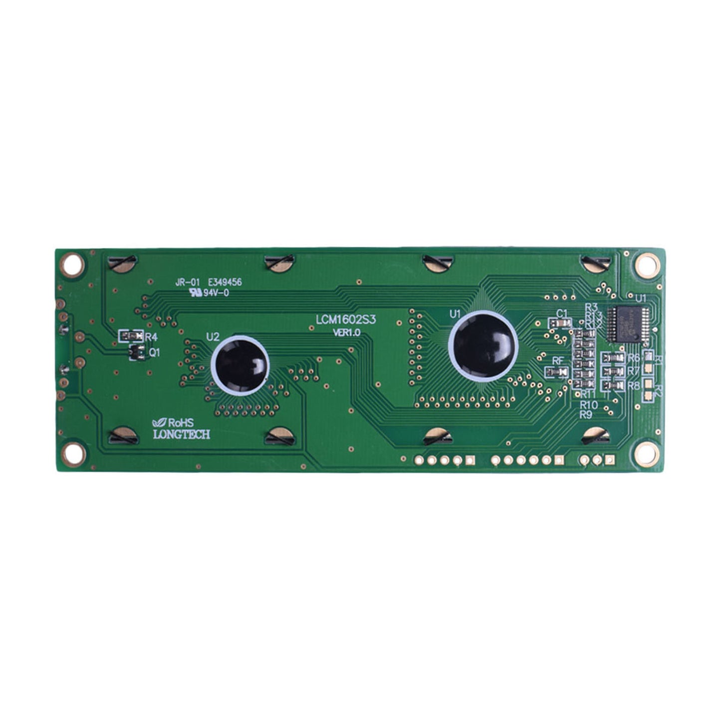 DisplayModule 16x2 Large Gray Character LCD - RS232, I2C, SPI