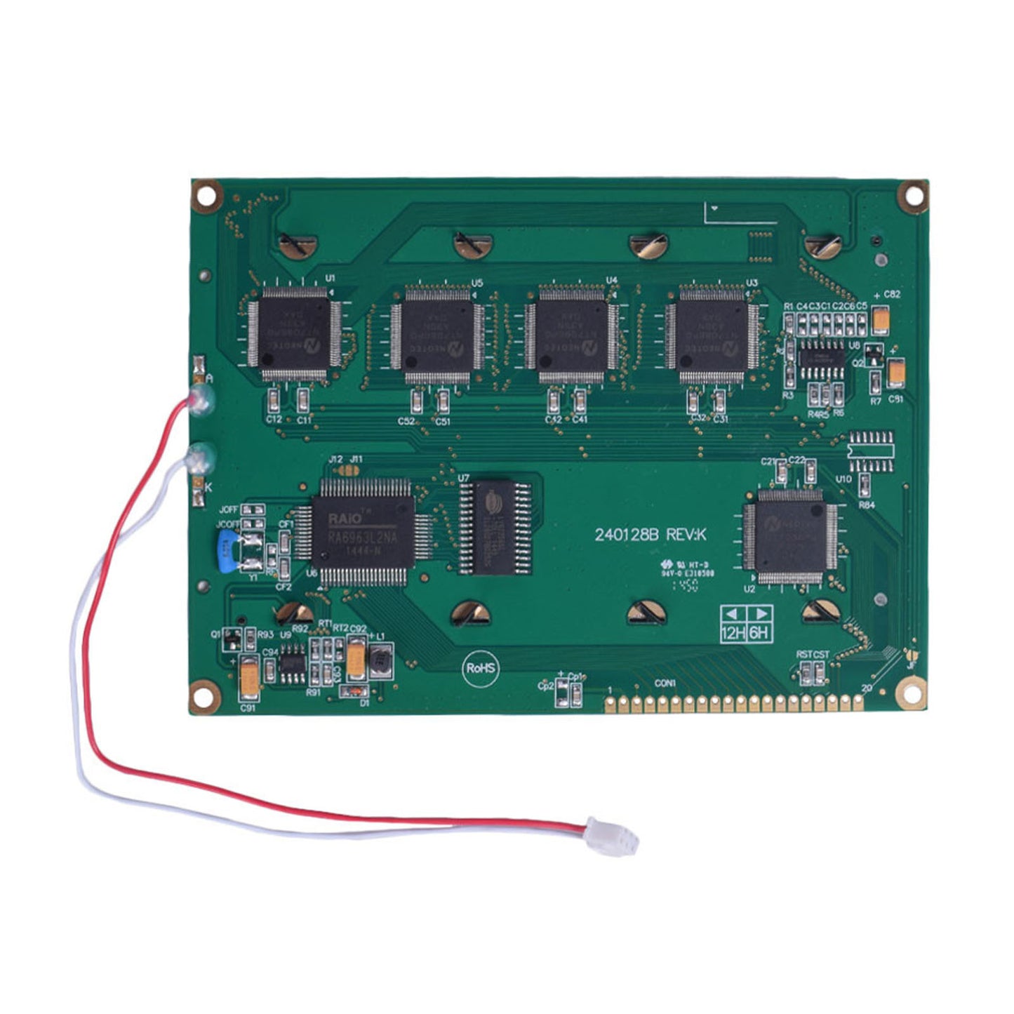DisplayModule 5.15" 240x128 Graphic LCD - MCU