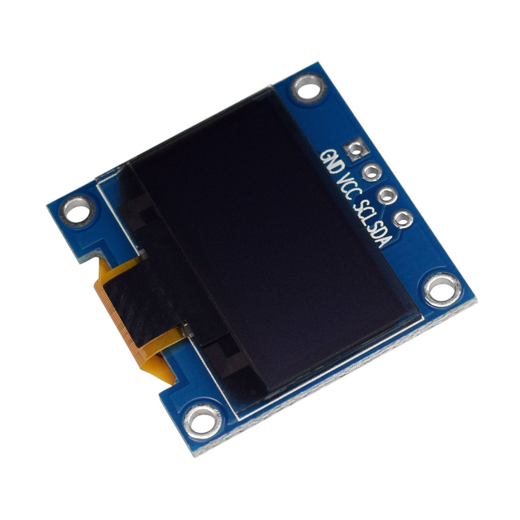 Top view of 0.96-inch OLED display module