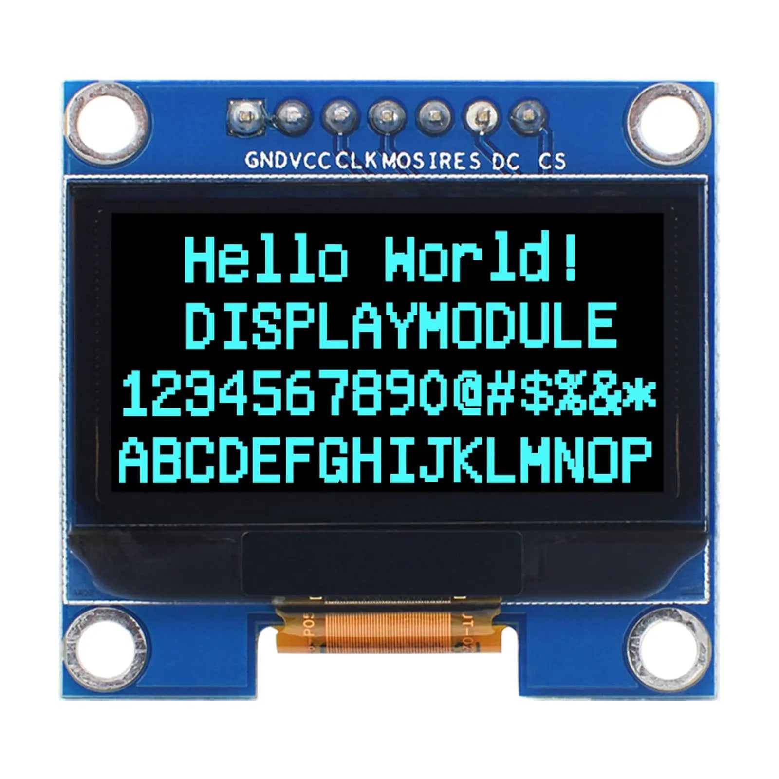 1.3" OLED Graphic Display 128x64 - SPI, I2C DisplayModule