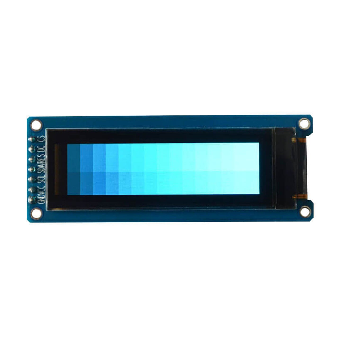 2.08 inch 256x64 monochrome OLED graphic display module with SPI interface