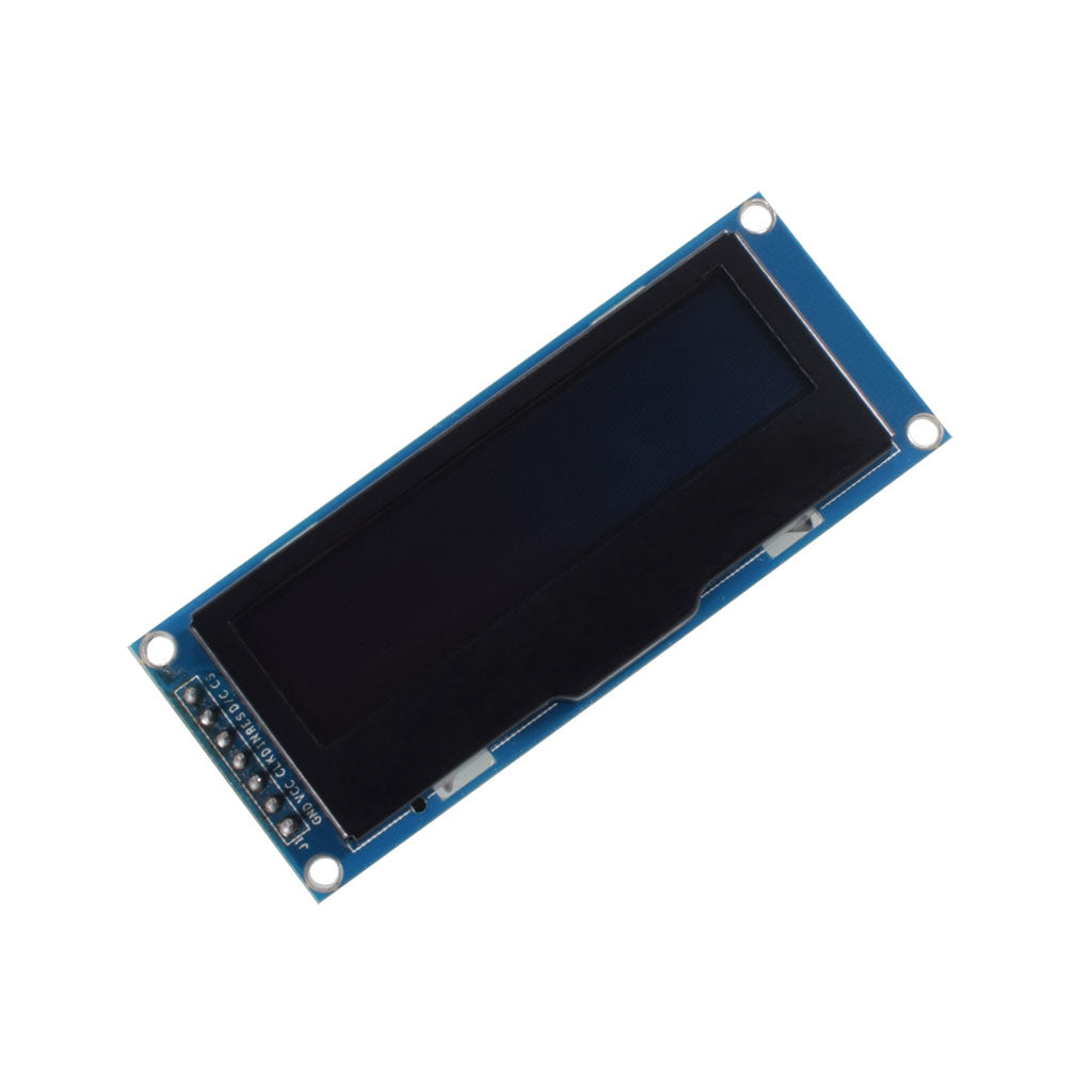 Top View of a 128x32 monochrome OLED graphic display module with SPI interface