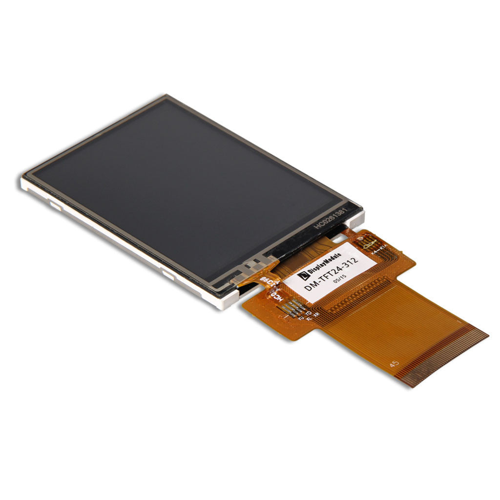 DisplayModule 2.4" 240x320 TFT LCD Display Panel With Resistive Touch - SPI, MCU, RGB