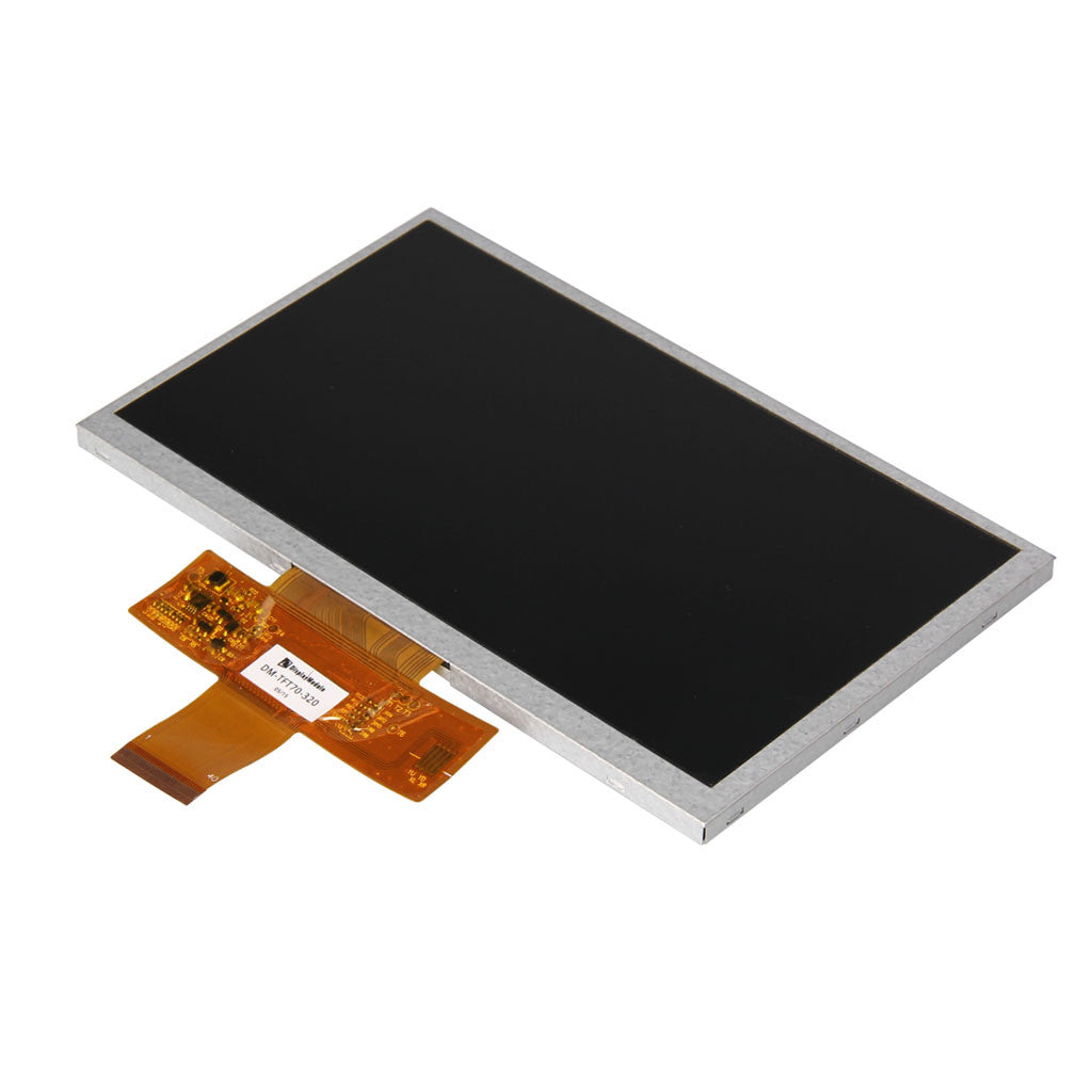 top view of 7.0-inch TFT display panel with 800x480 resolution