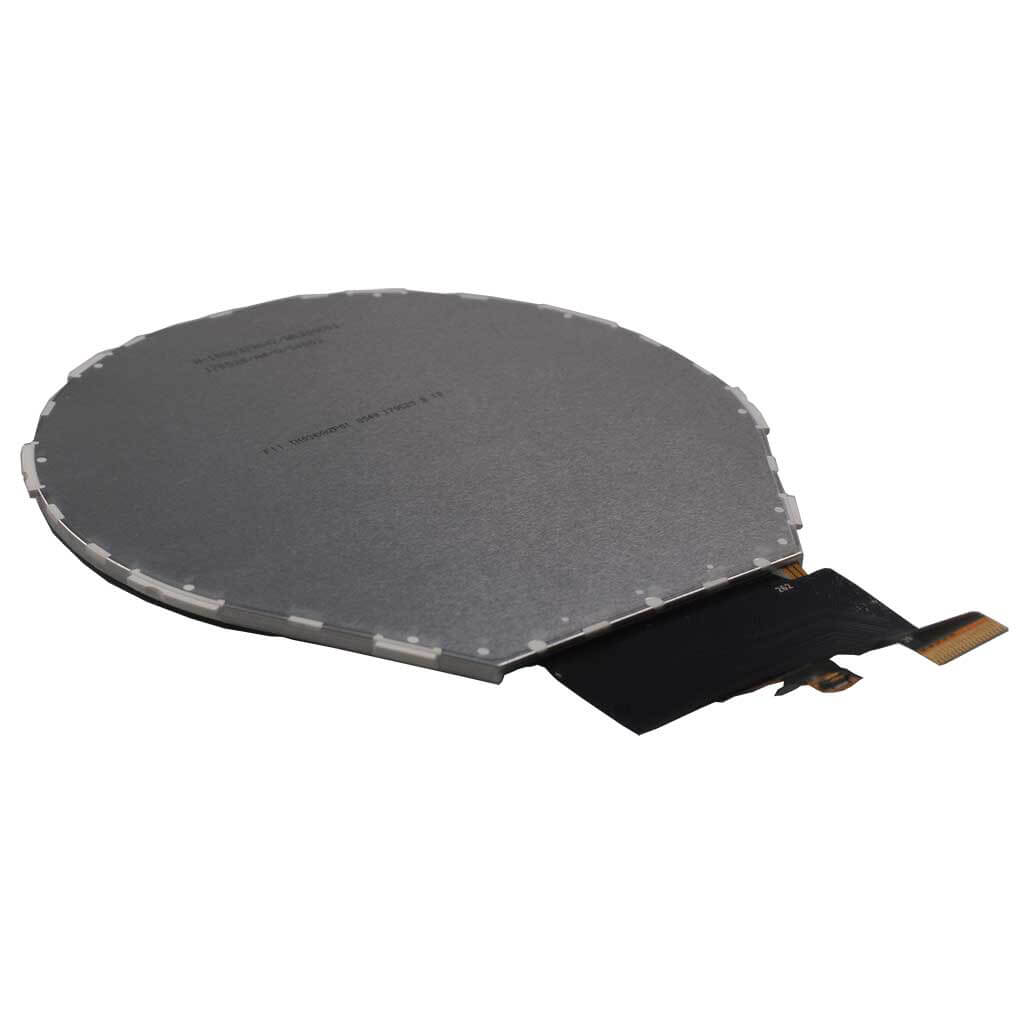 back of  3.4-inch round TFT display panel