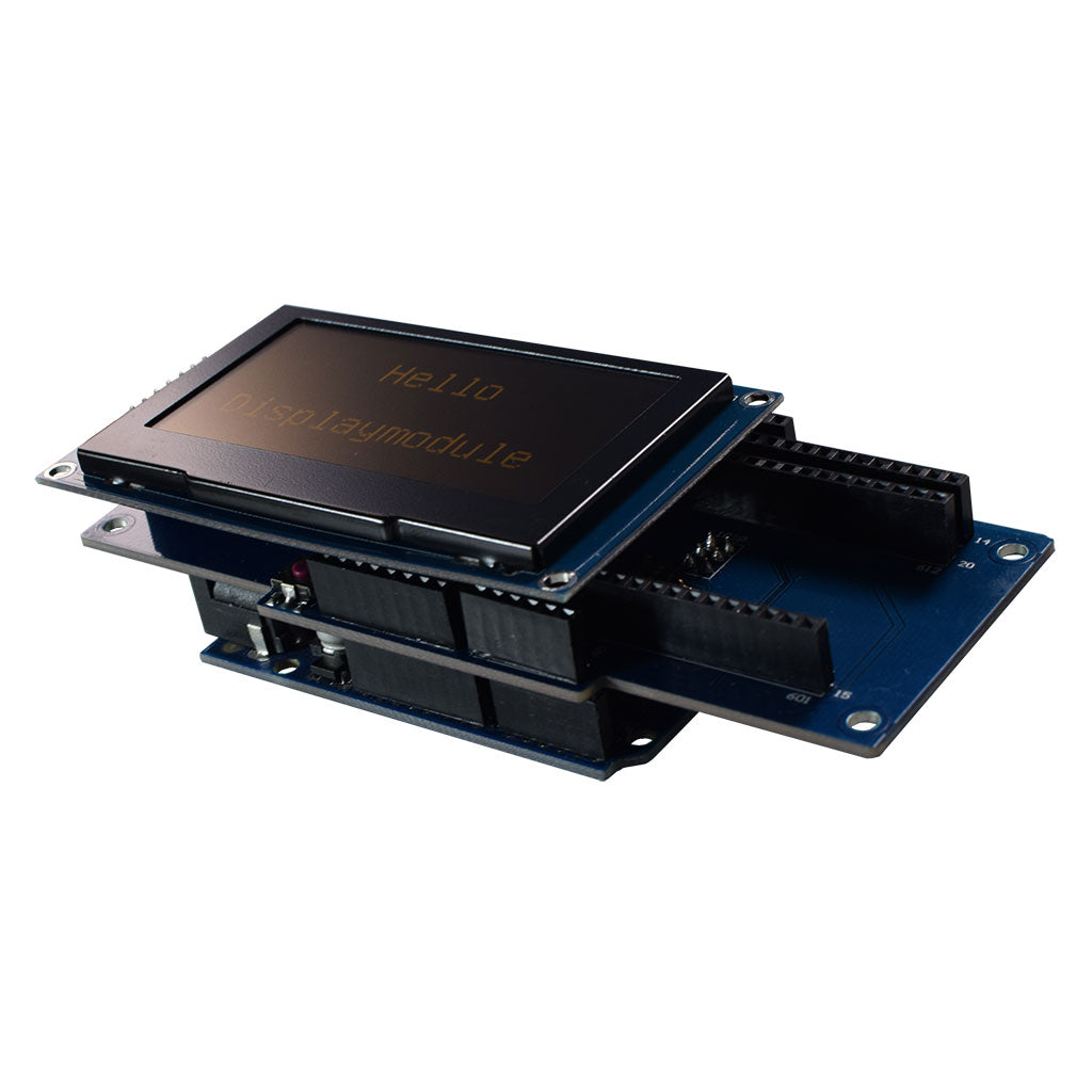 DisplayModule 2.7" 128x64 Monochrome Graphic OLED Display Module-SPI