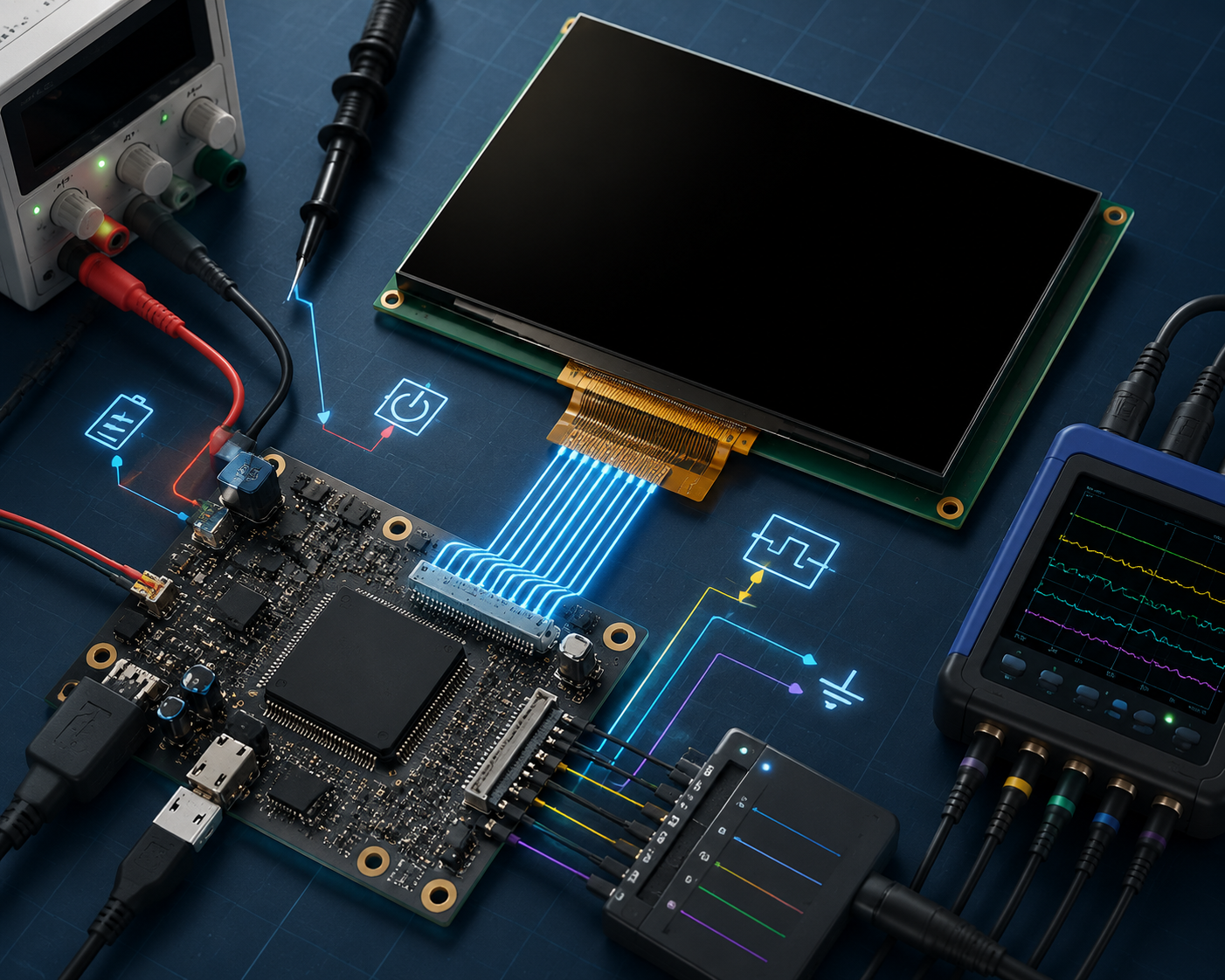 MIPI DSI Black Screen Debugging | Power, Reset, Lane Mapping, and DCS Commands