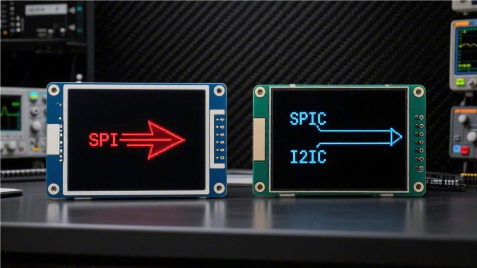 SPI vs I2C Display Interfaces | Speed & Use Cases