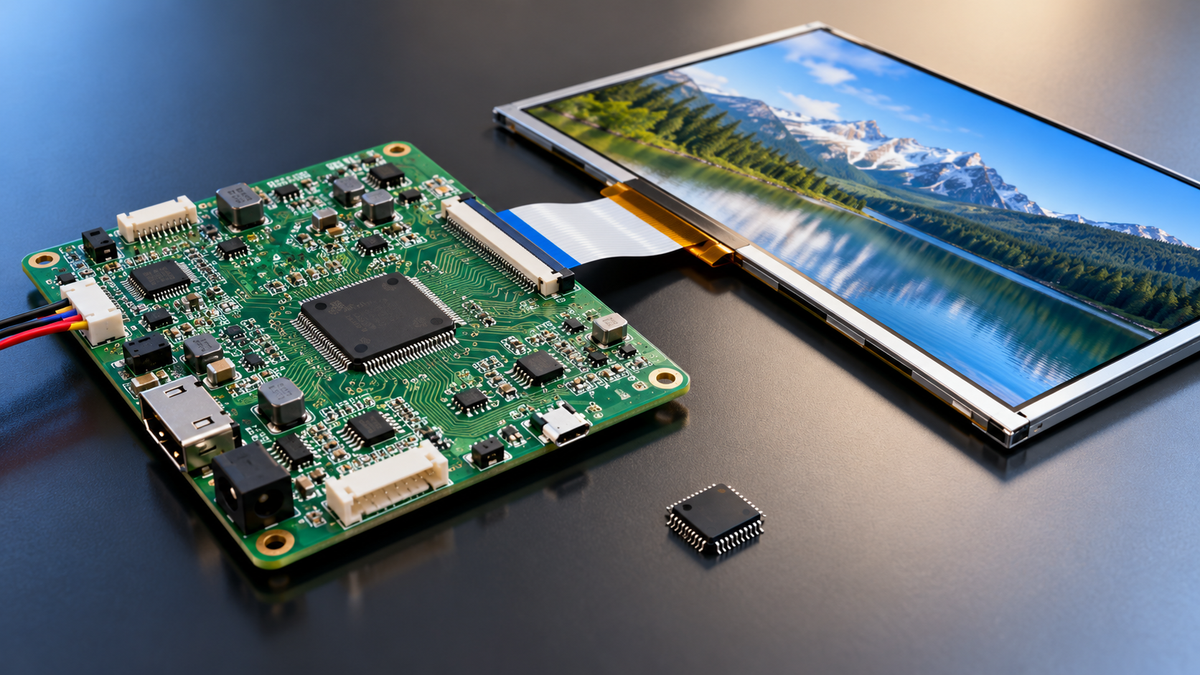 LCD Controller Board vs Display Driver IC