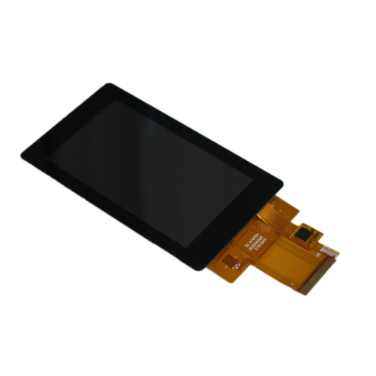 top view of 4.0-inch IPS display panel with 480x800 resolution, capacitive touch, supporting SPI and RGB interfaces