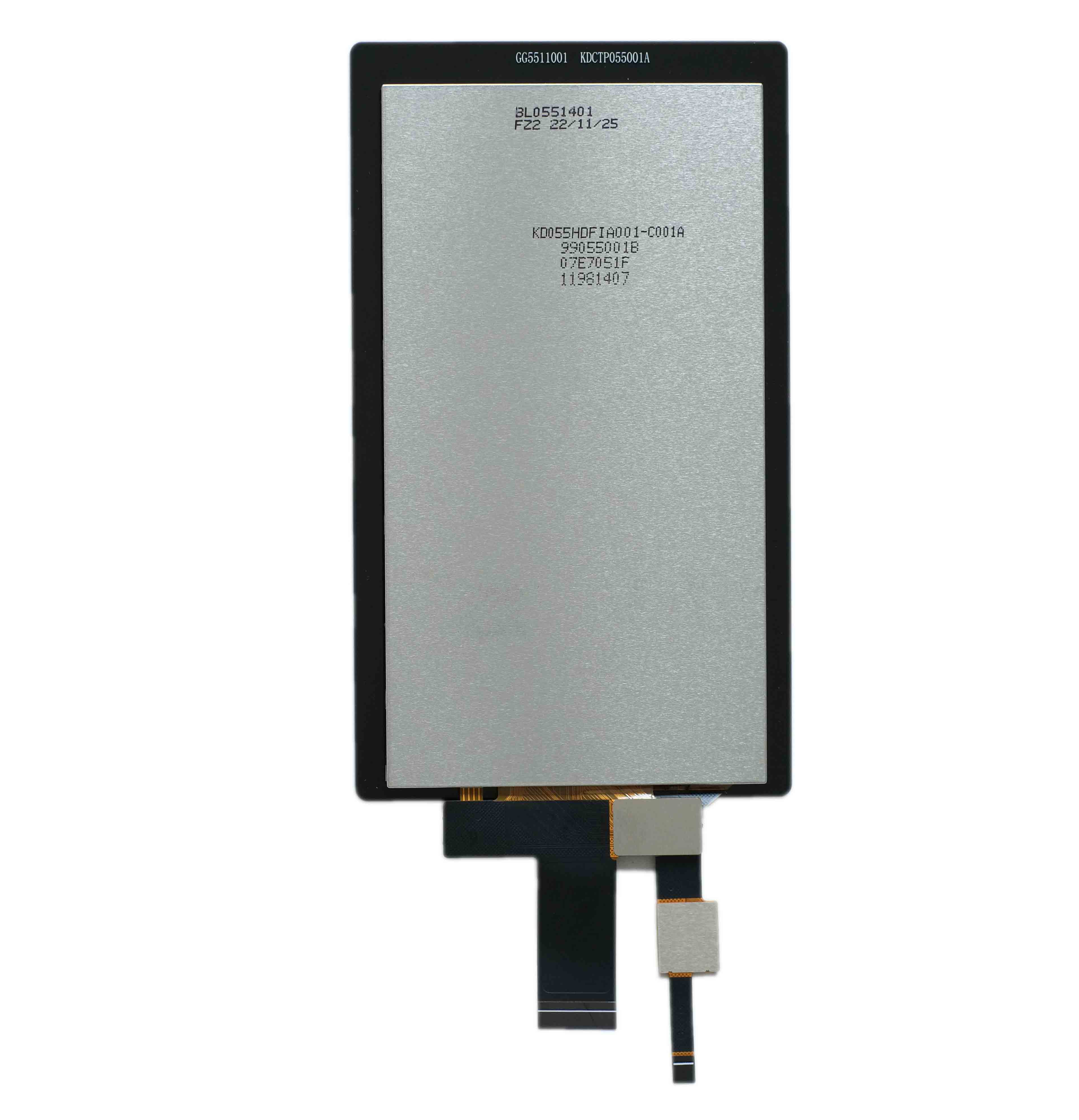 back of 5.5-inch IPS display panel