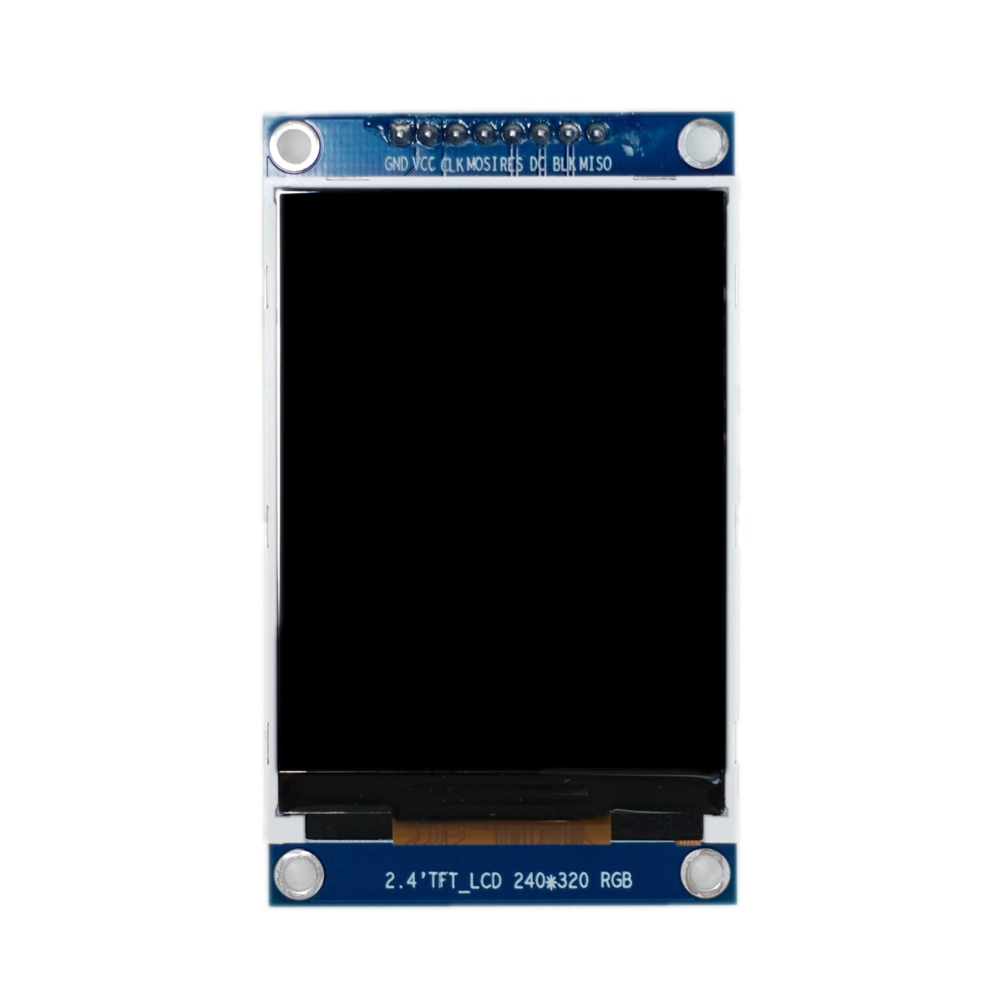 2.4 inch TFT Display Module with 240x320 resolution and 300 nits brightness, utilizing SPI interface