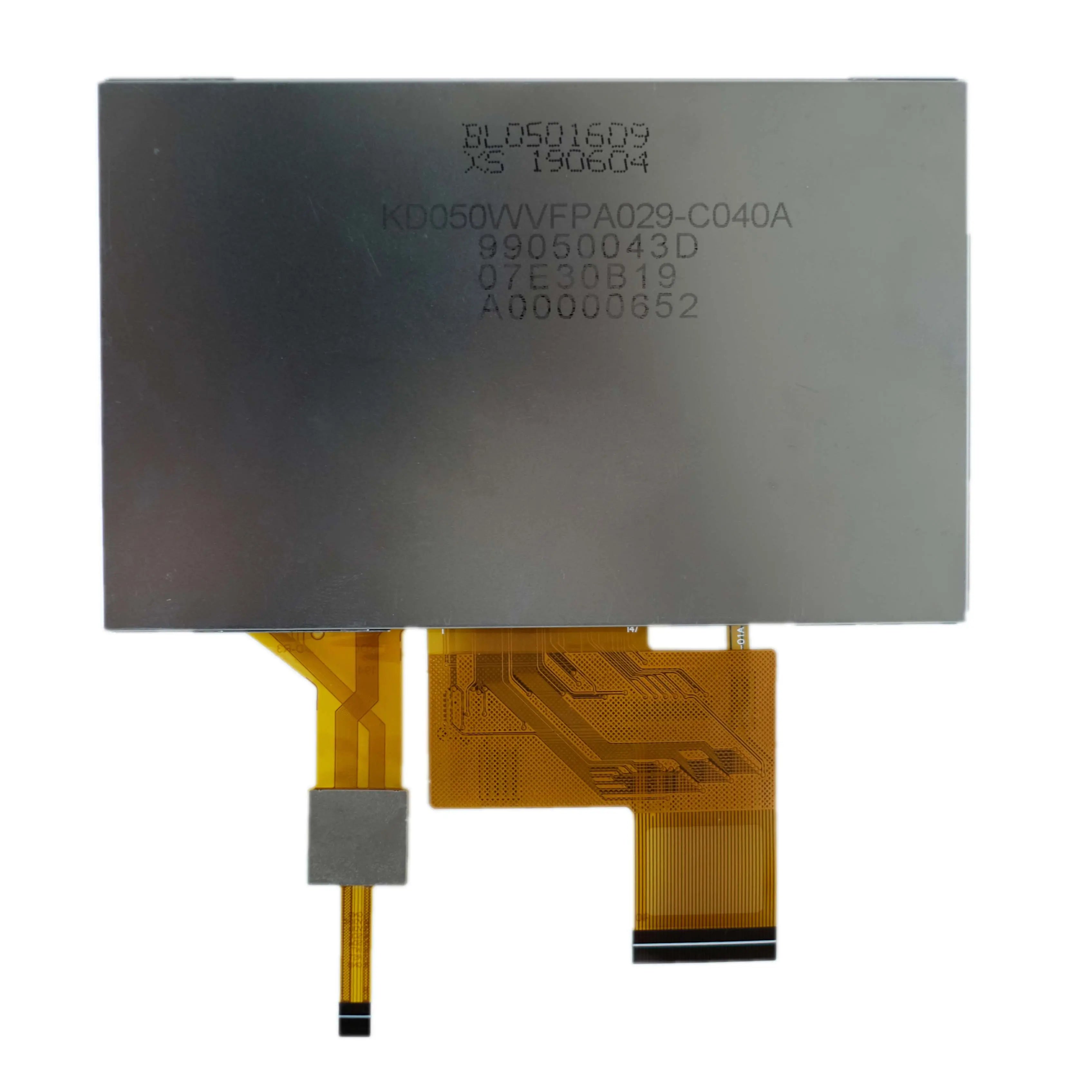 back of 5.0-inch IPS display with 800x480 resolution