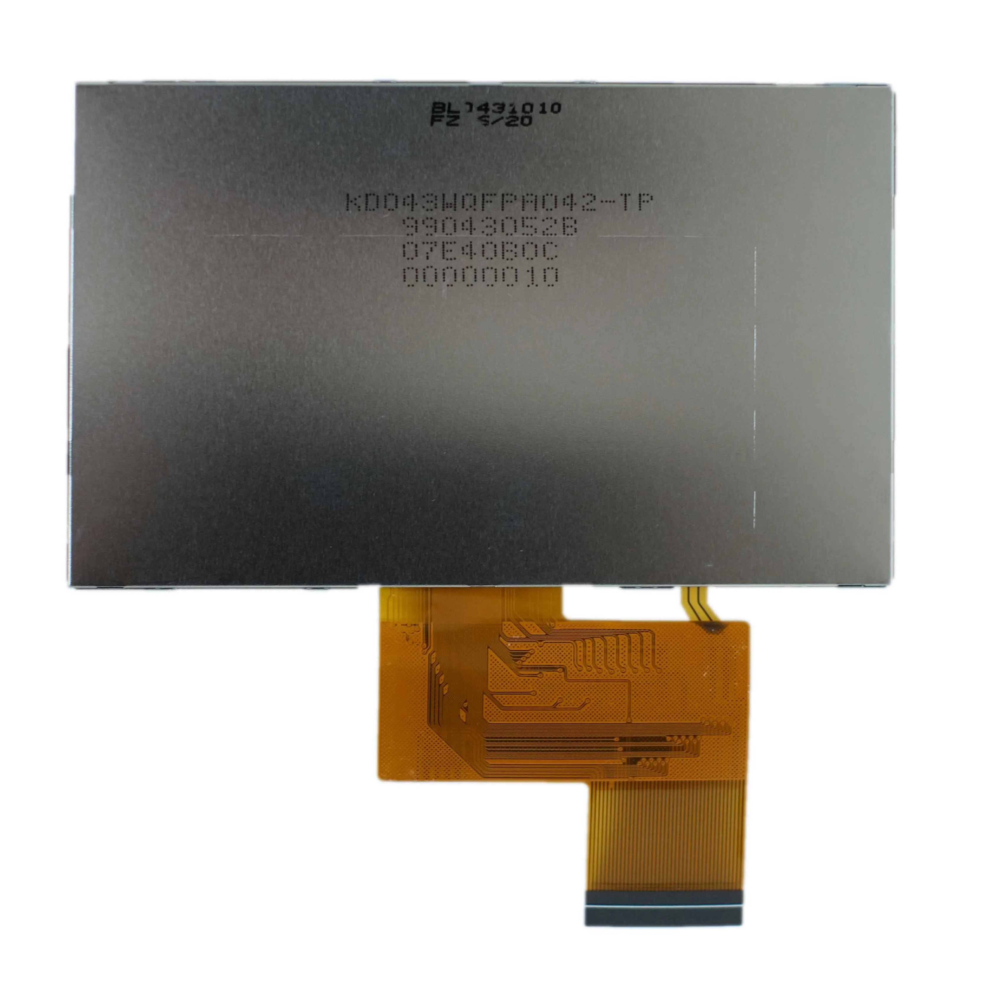 back of 4.3-inch IPS display panel with 480x272 resolution