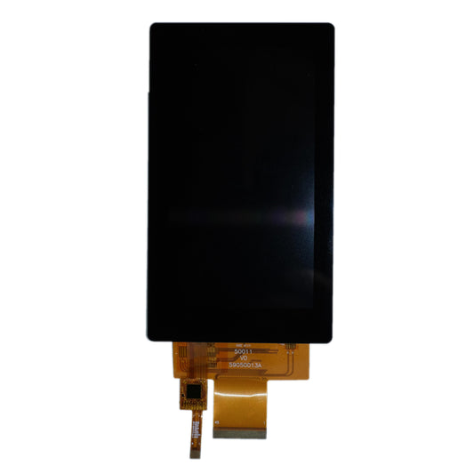 5.0-inch IPS display with 480x854 resolution and capacitive touch, using RGB interface