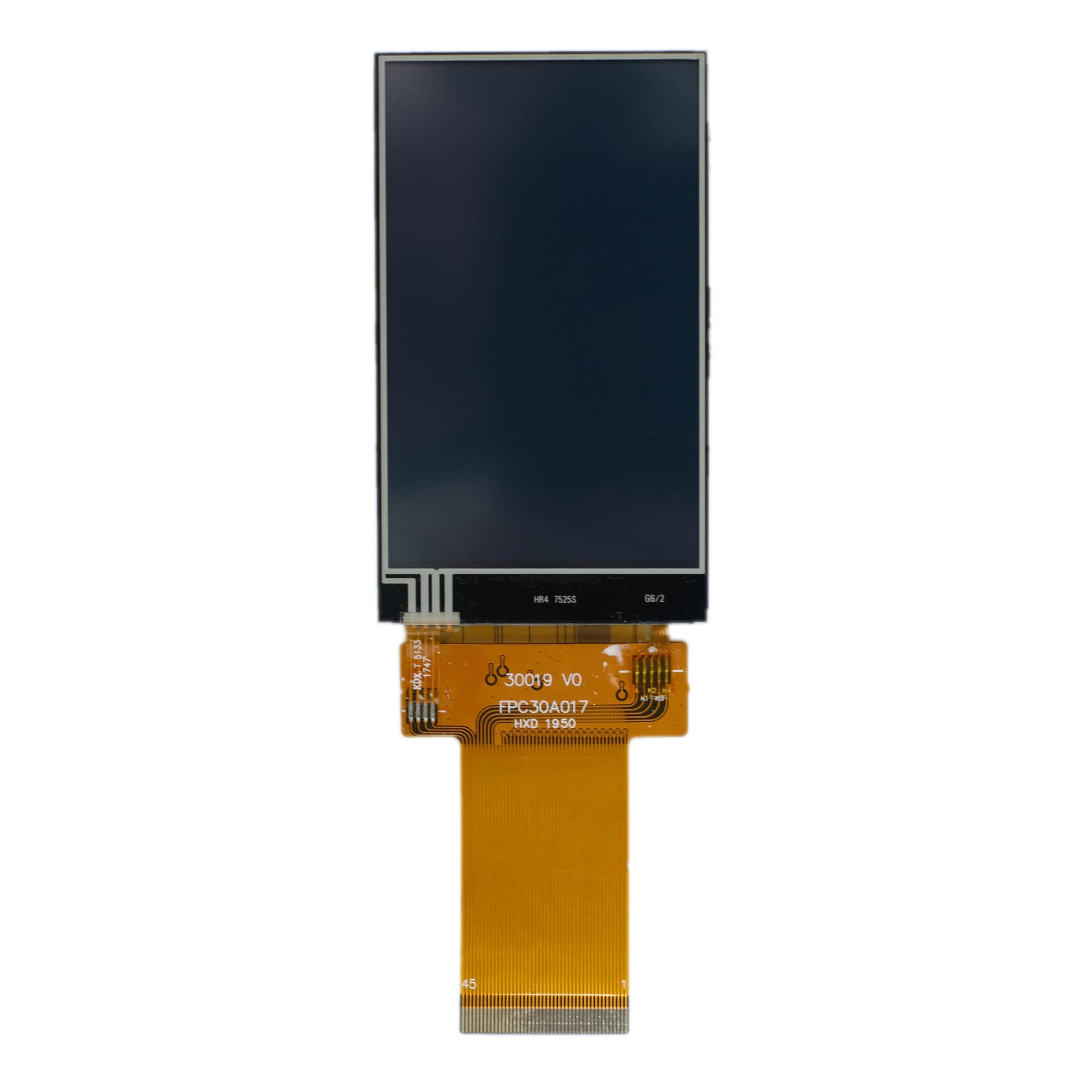3.0-inch 240x400 IPS display panel with resistive touch and SPI, MCU, RGB interfaces