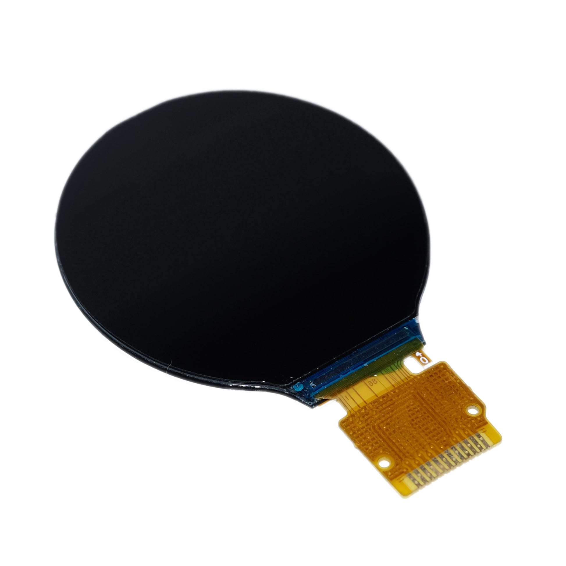 side of 1.28 inch round display panel