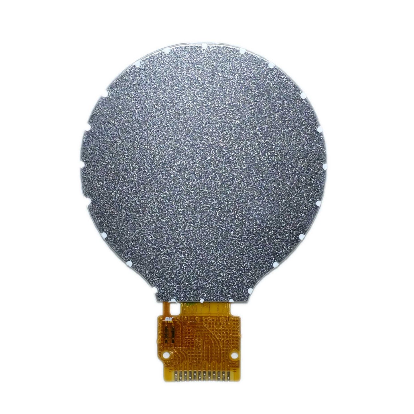 back of 1.28 inch round display panel