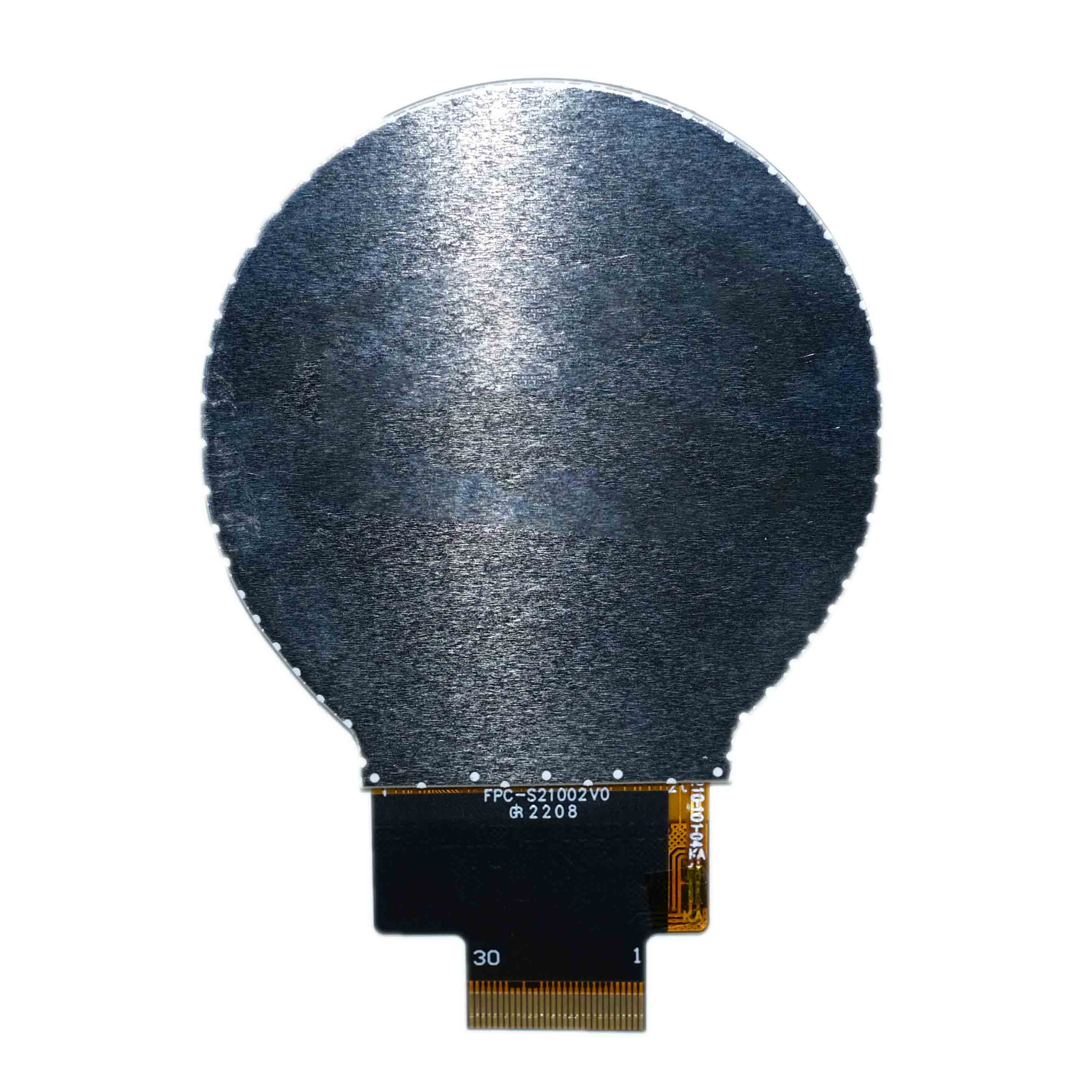 Back of 2.1 inch Round IPS Display Panel
