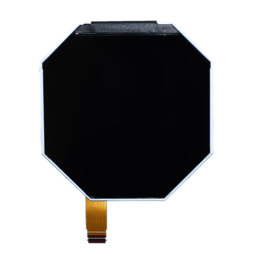 2.47 inch Round TFT Display Panel with 480x480 resolution and 16.7 million colors, utilizing RGB interface