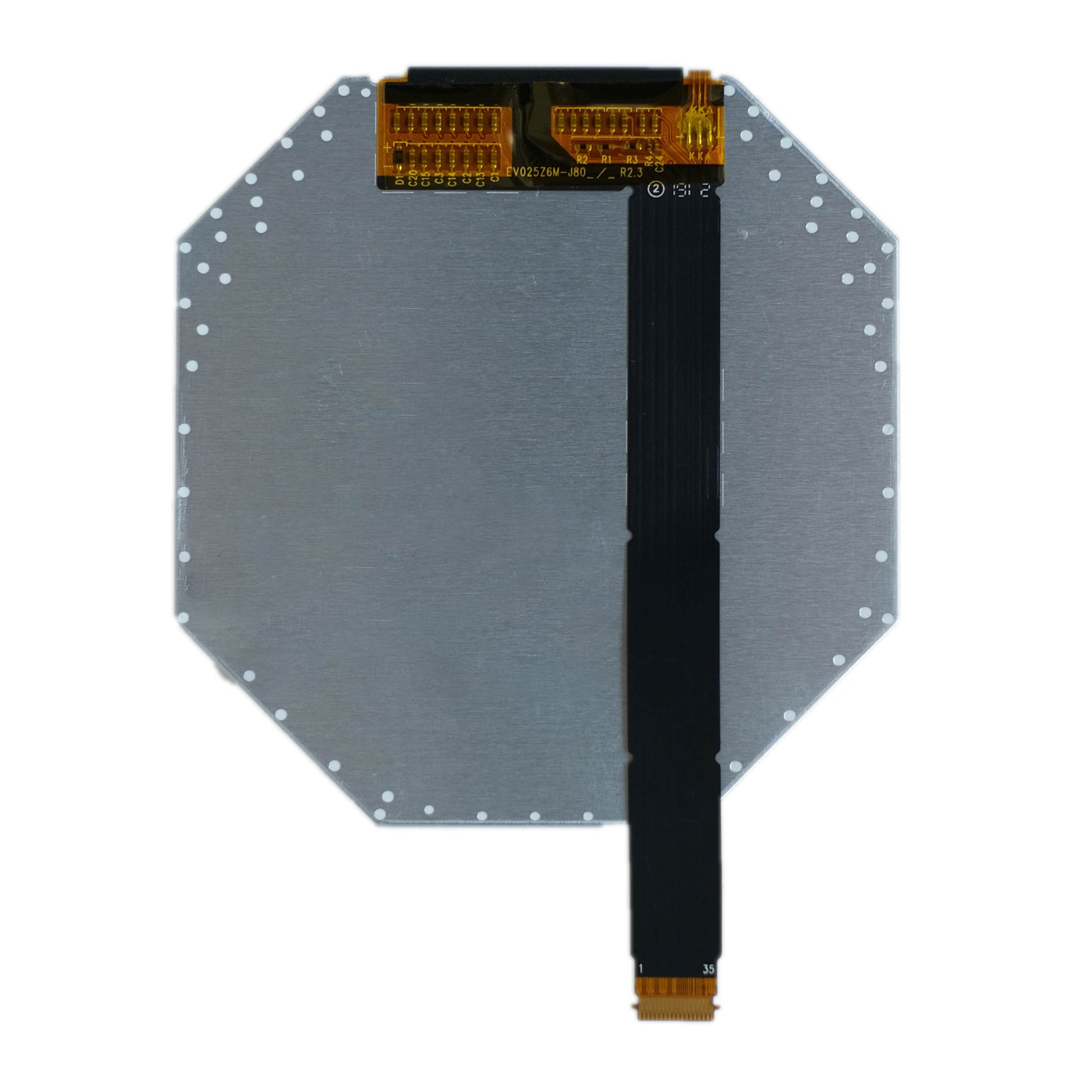Back of 2.47 inch Round TFT Display Panel