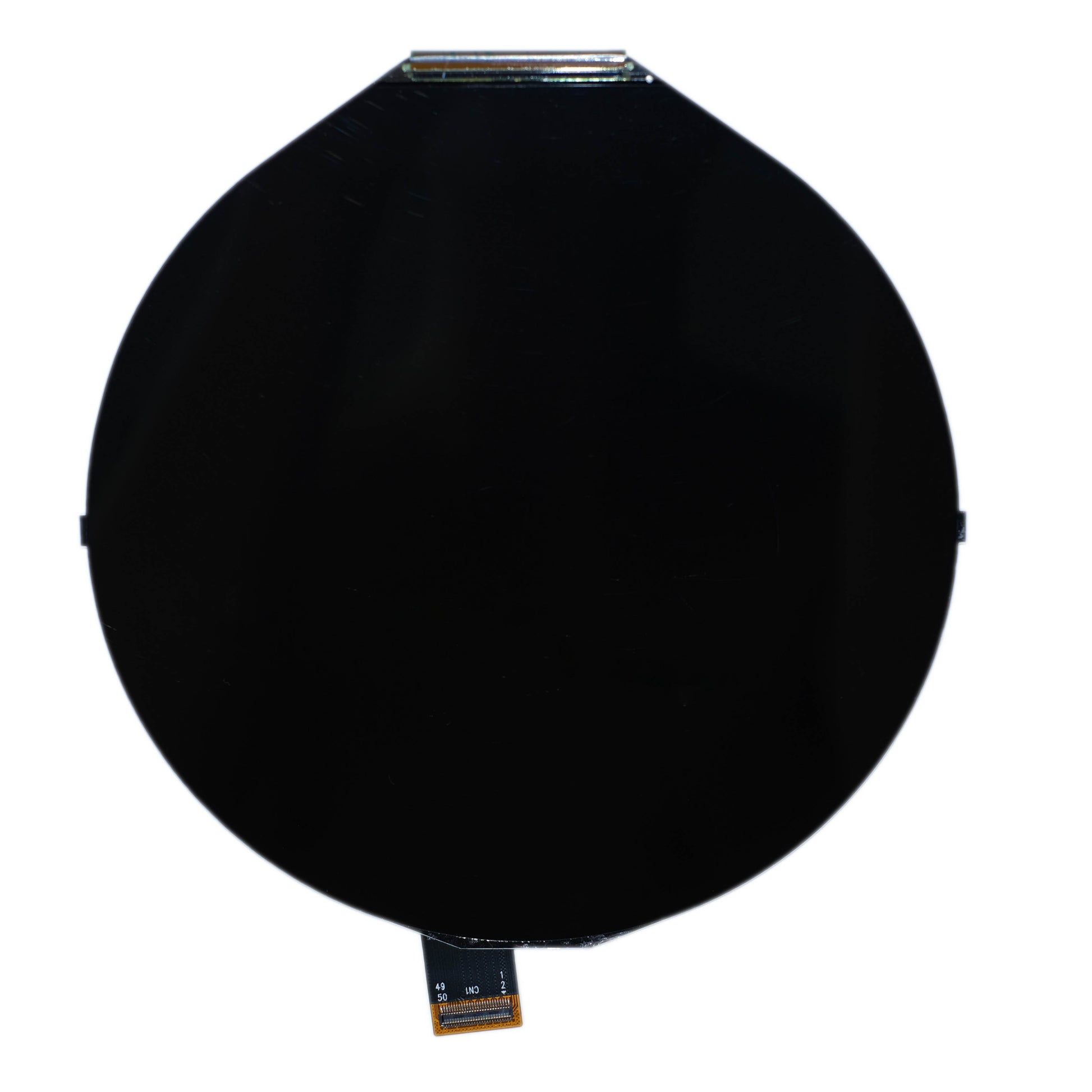 5.0-inch round TFT display panel with 1080x1080 resolution, supporting 16 million colors in transmissive mode, using MIPI DSI connection