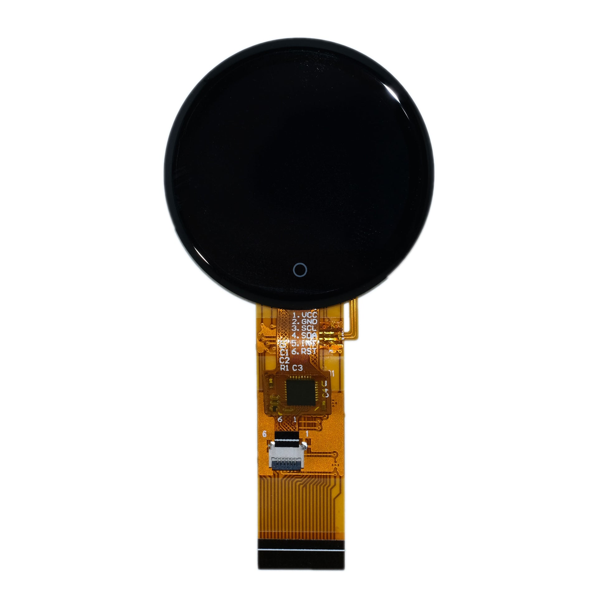 1.22-inch Round TFT Display Panel with 240x240 resolution and capacitive touch capabilities