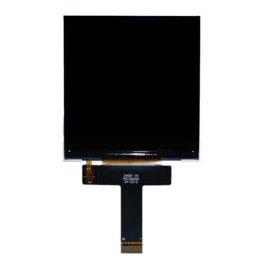 3.4-inch 480x480 Transmissive TFT LCD Display Panel with MIPI interface